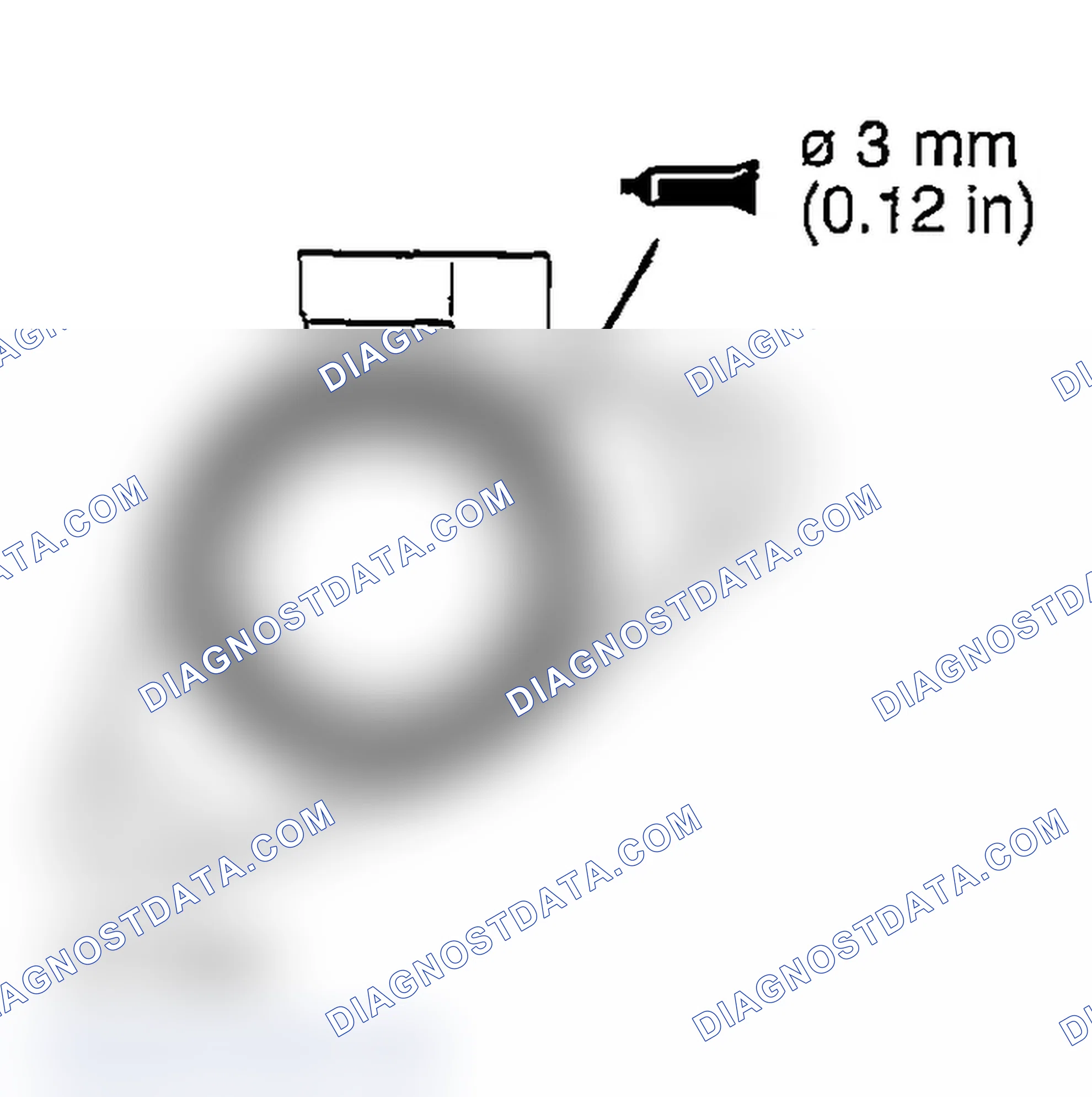 Scheme 587: << B>> CAMSHAFT POSITION SENSOR SUPPORT INSTALLATION