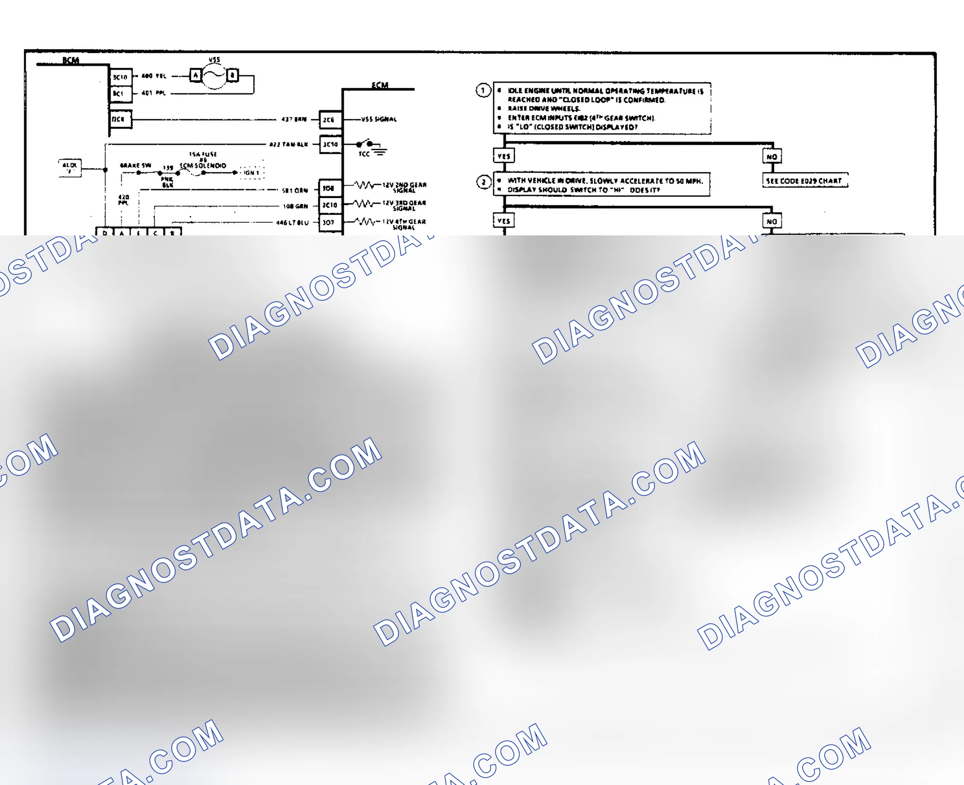 Scheme 207: Chart C-8A (Reatta, Riviera & Toronado)