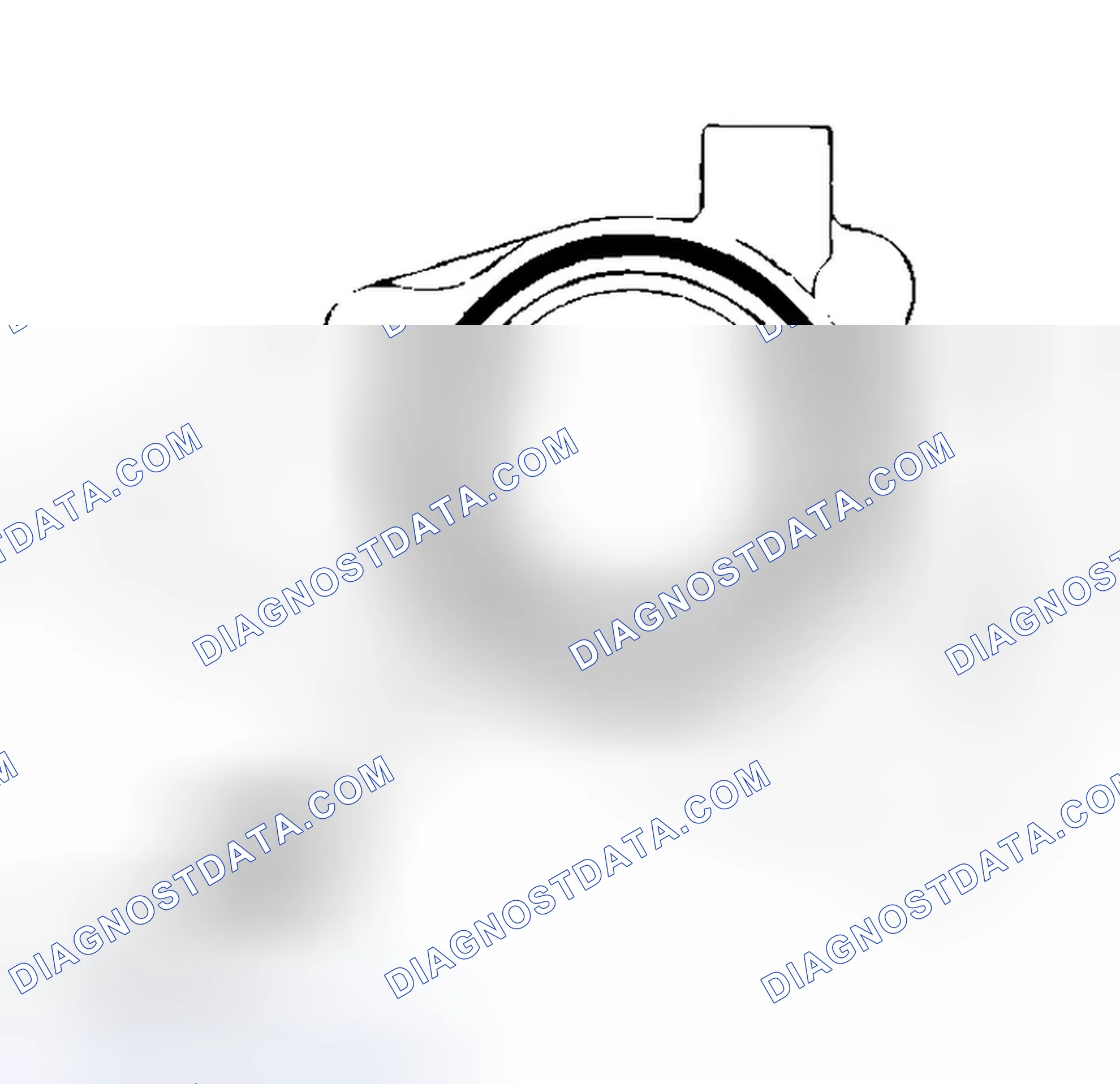 Scheme 205: >> F << CAMSHAFT POSITION SENSOR SUPPORT INSTALLATION