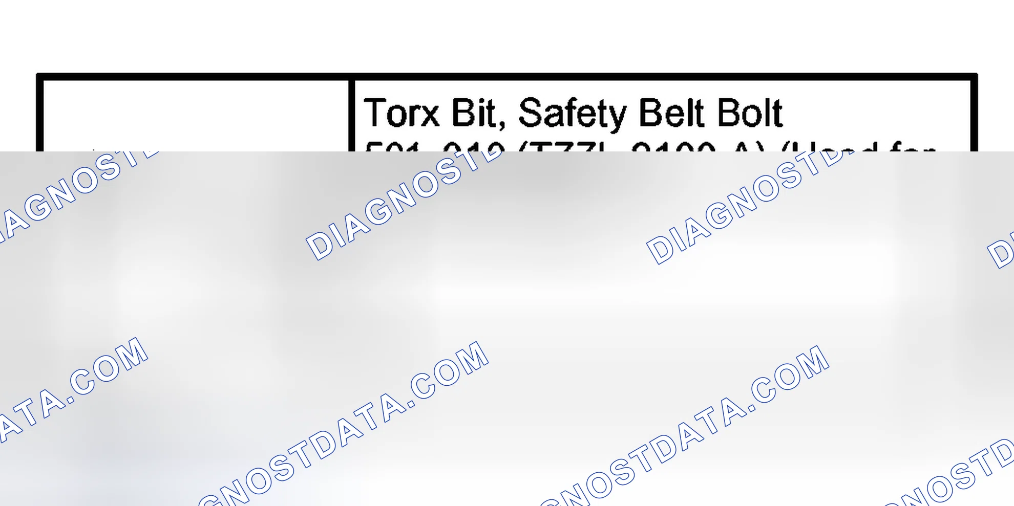 Scheme 53: Safety Belt Buckle - Rear Captains Chair