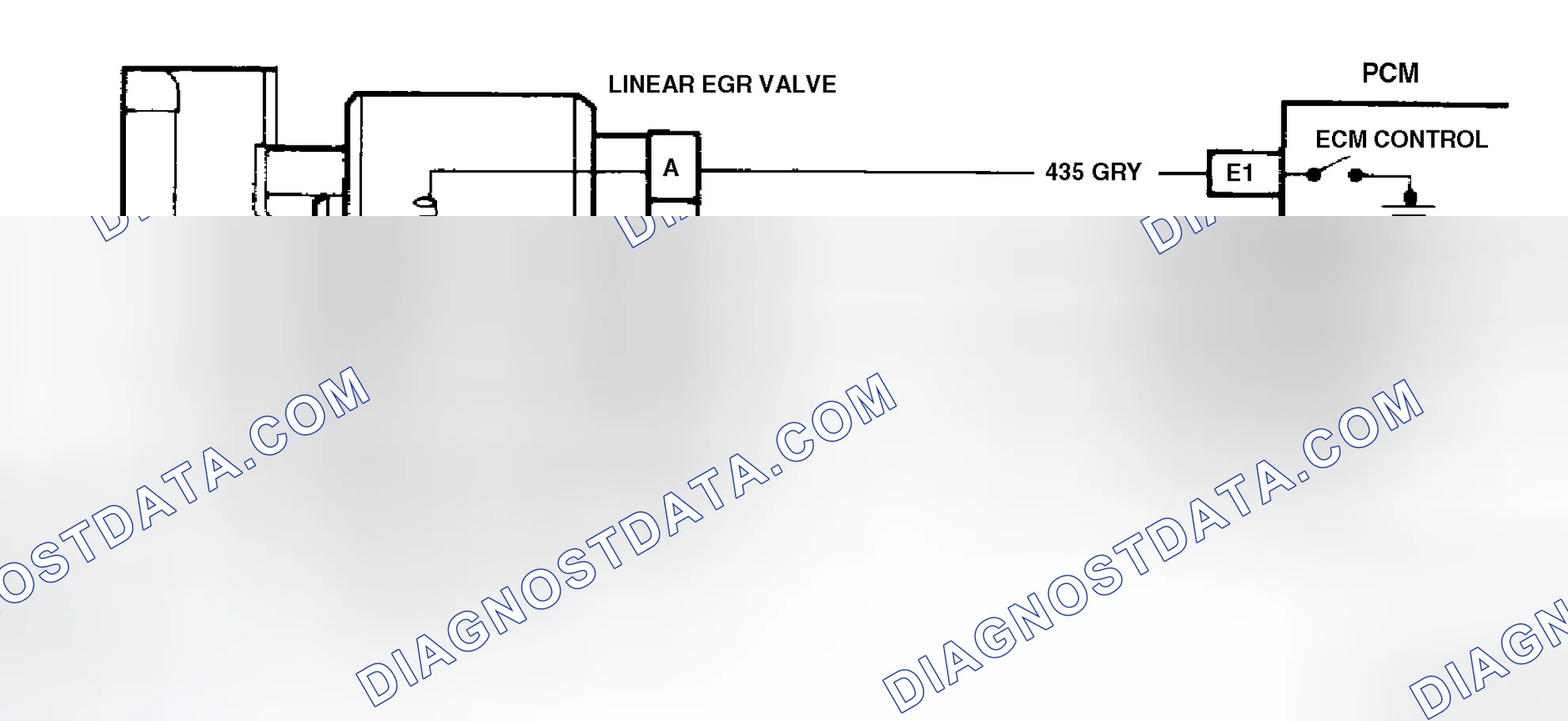 Scheme 55: Code 32 Schematic ("P" Series 5.7L) EGR Ckt. Error Using Manifold Vac., 2-Terminal Sol. & Back Press. EGR