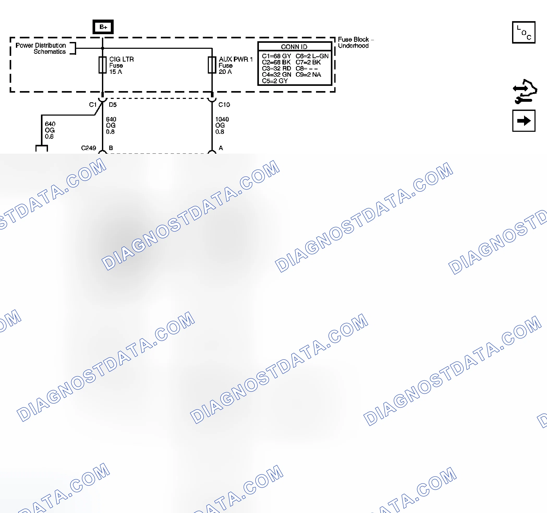 Scheme 1: Cigar Lighter/Power Outlet Schematics