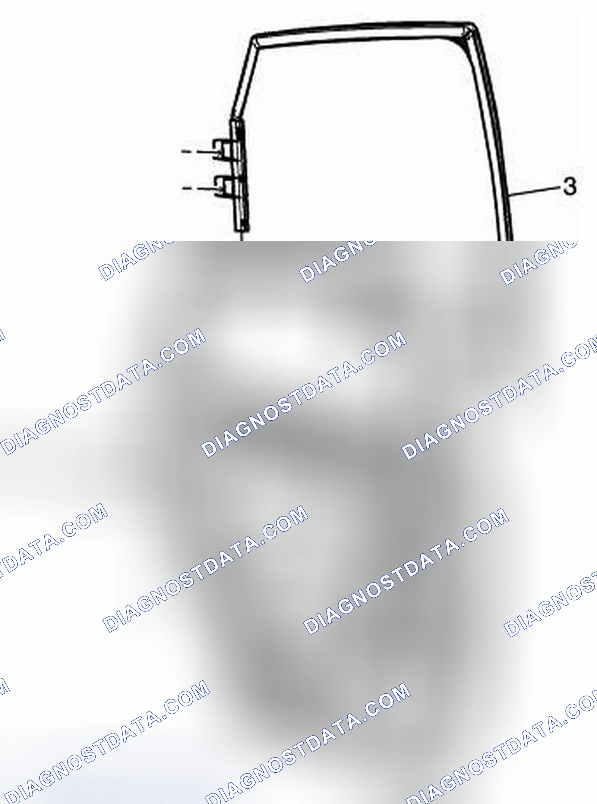 Scheme 23: Rear Side Door Window Weatherstrip Replacement
