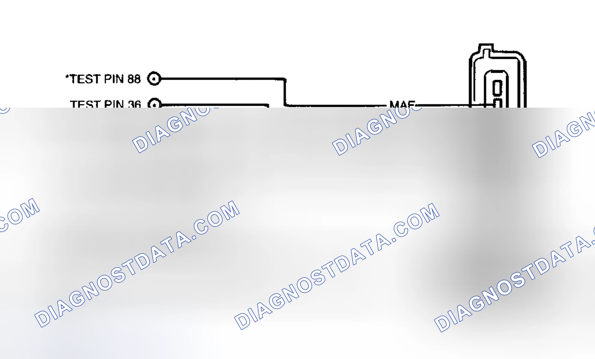 Scheme 12: Identifying MAF Sensor Circuits & Connector Terminals (All Other Models)