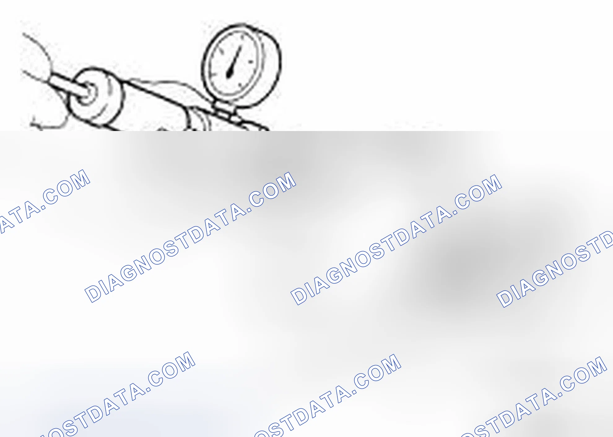 Fig. 8: Applying Pressure To Cooling System Using Tool