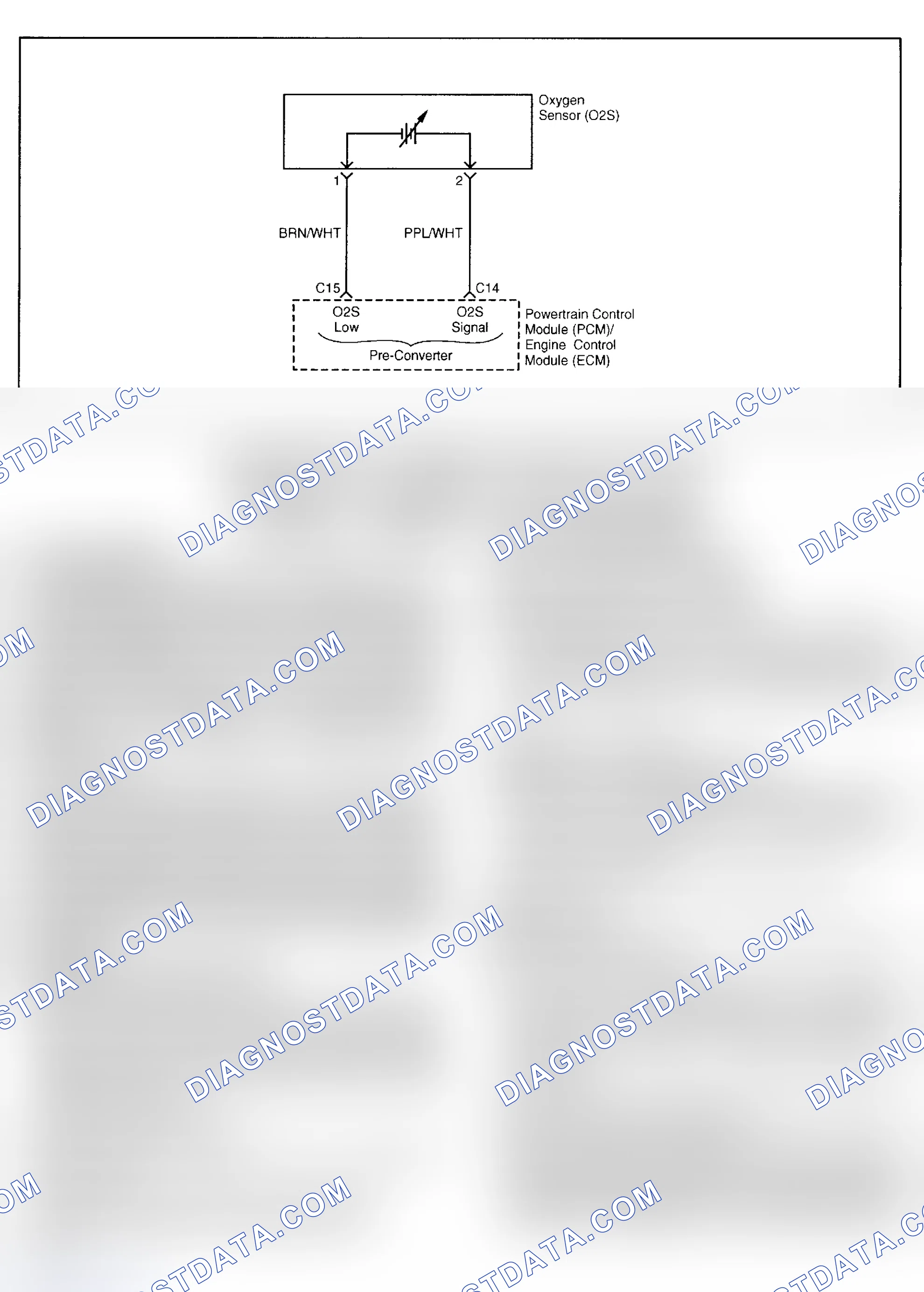 Scheme 60: DTC P0133: O2 BANK 1 SENSOR 1 SLOW RESPONSE
