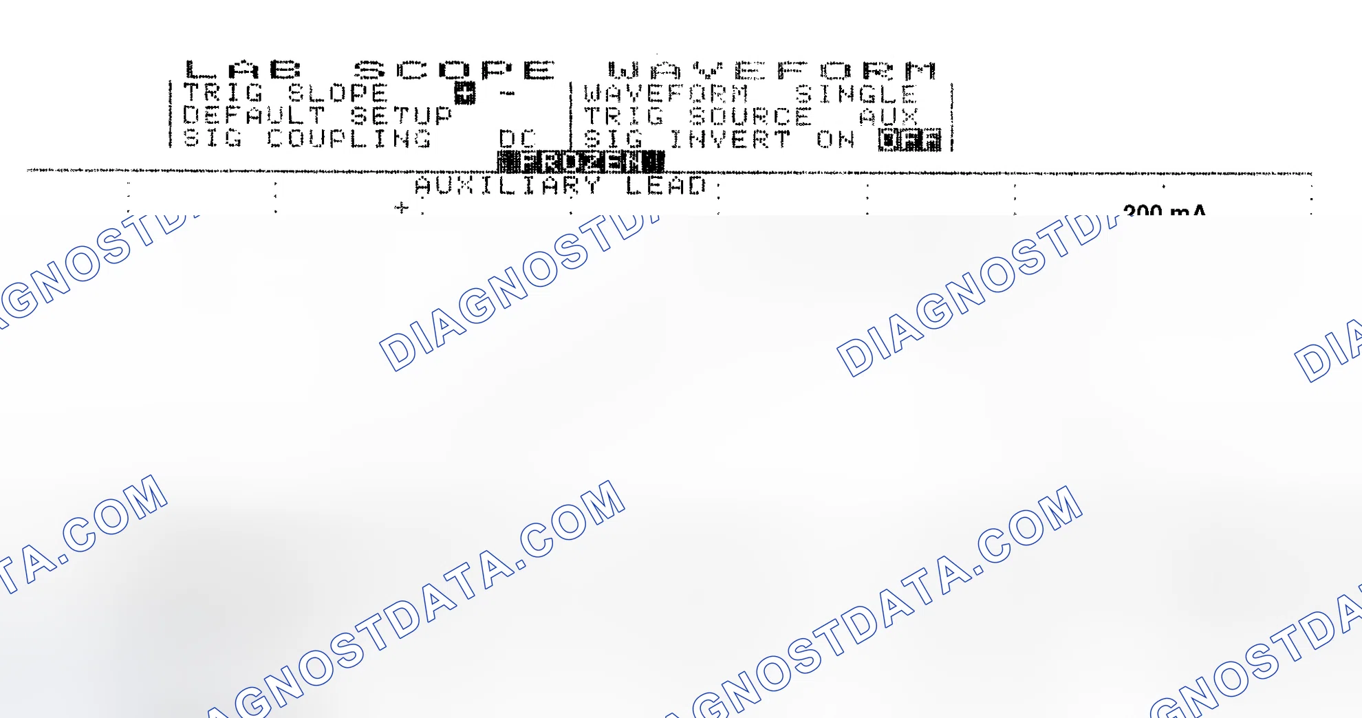 Scheme 13: Single Injector w/Normal Current Flow - Current Pattern