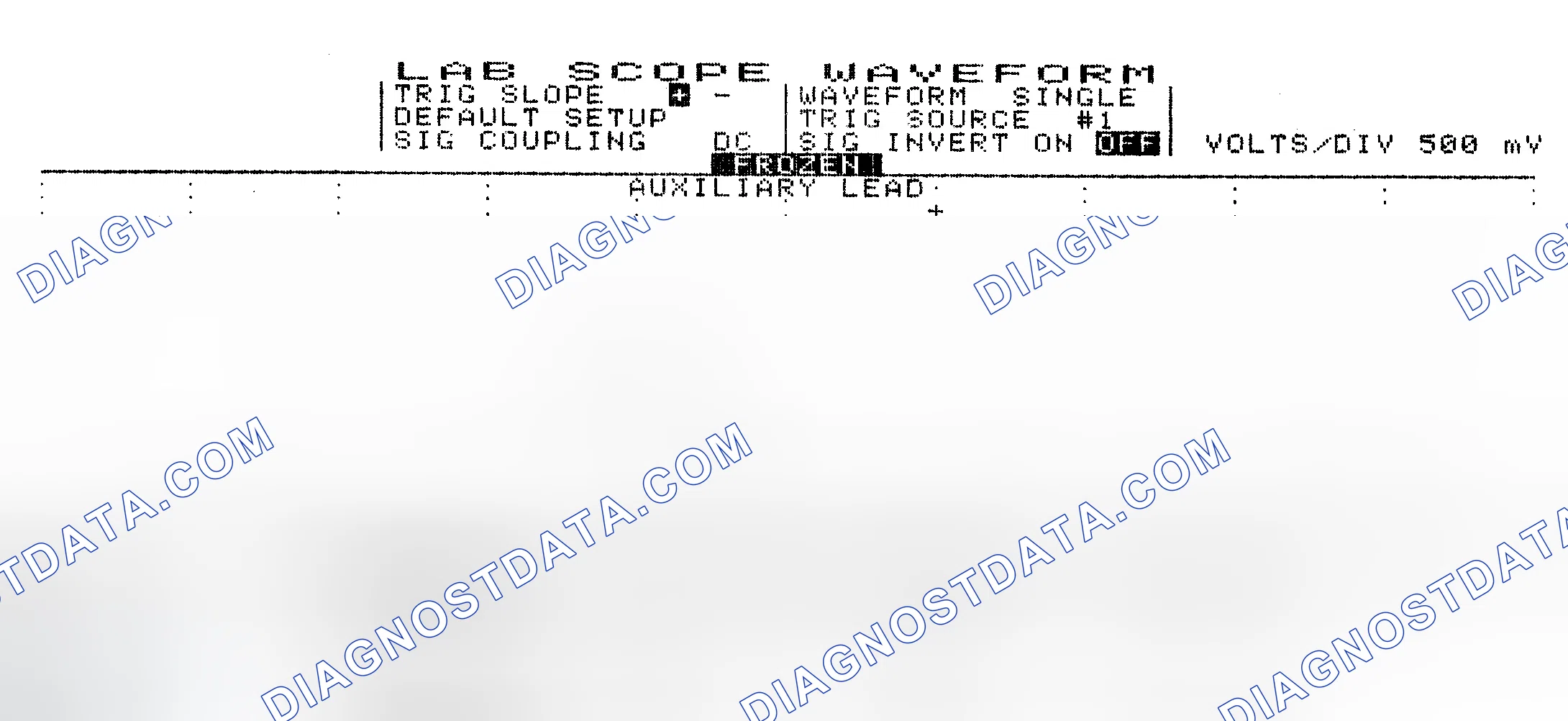 Scheme 10: Single Injector w/Excessive Current Flow - Current Pattern