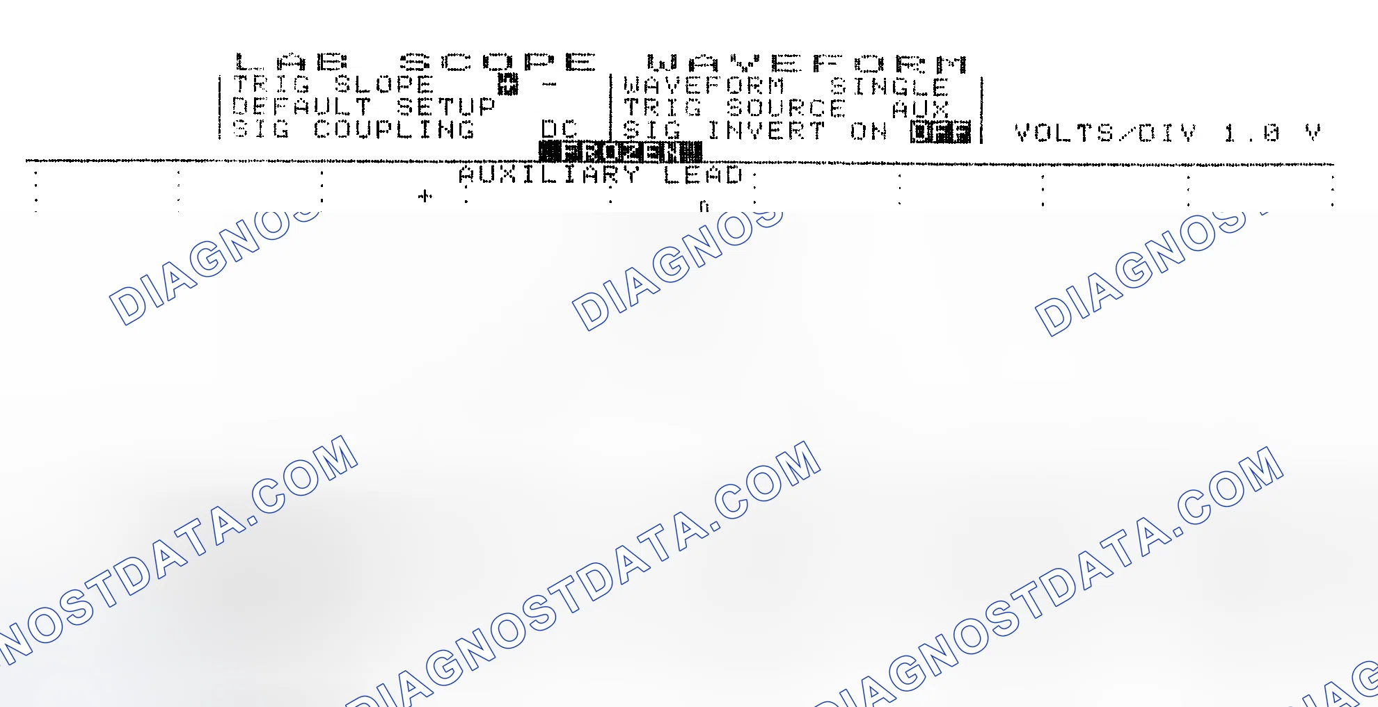 Scheme 19: Single Injector w/Excessive Current Flow - Current Pattern