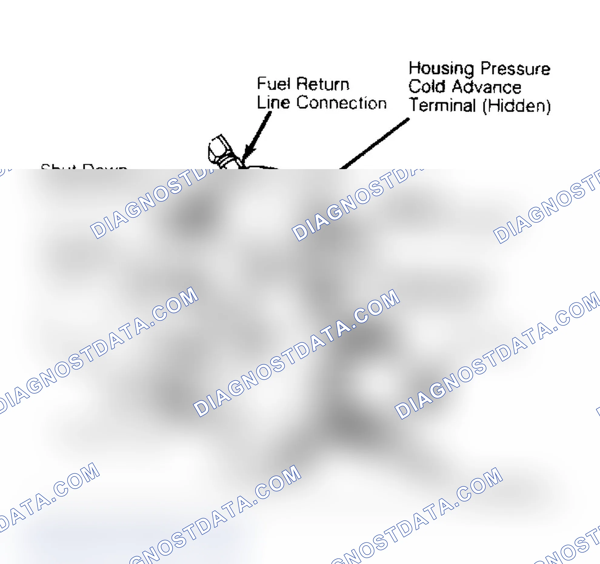 Scheme 1: DIESEL INJECTION PUMP