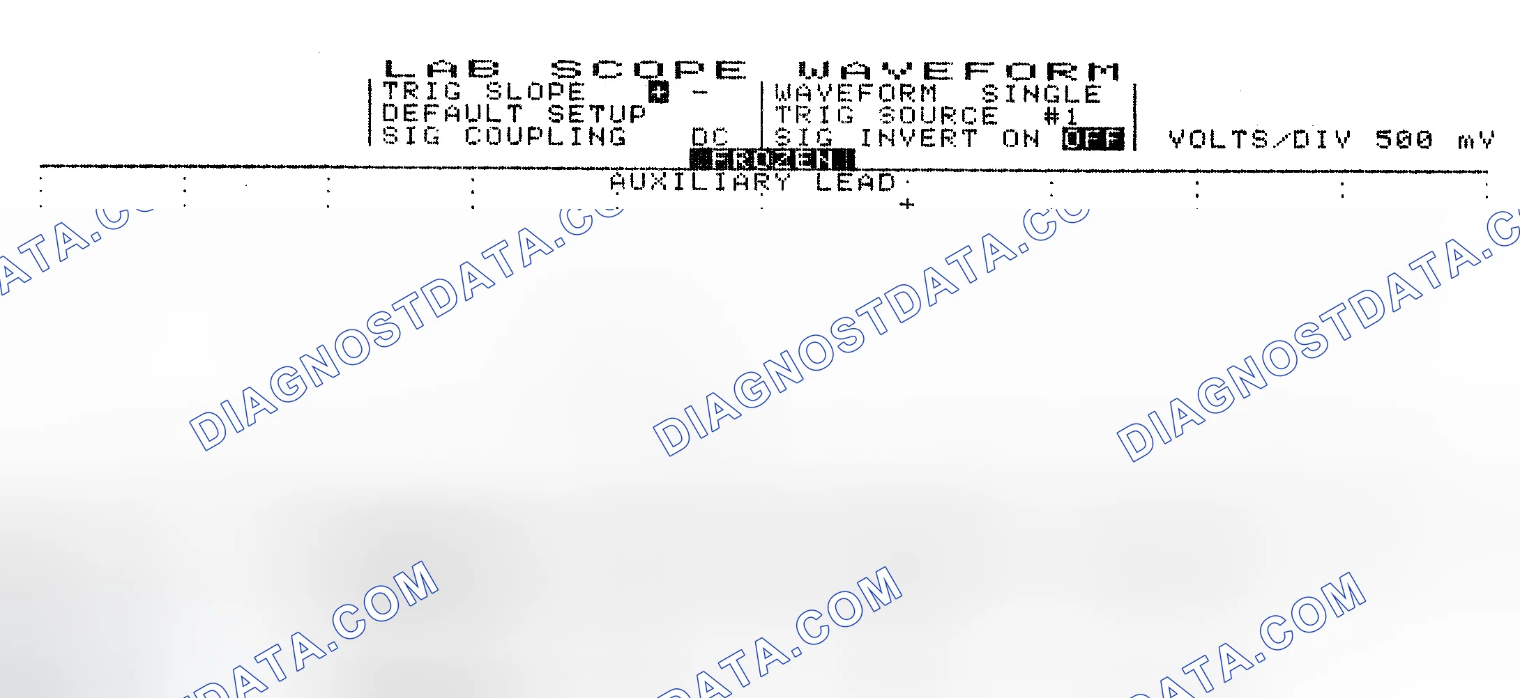 Scheme 10: Single Injector w/Excessive Current Flow - Current Pattern
