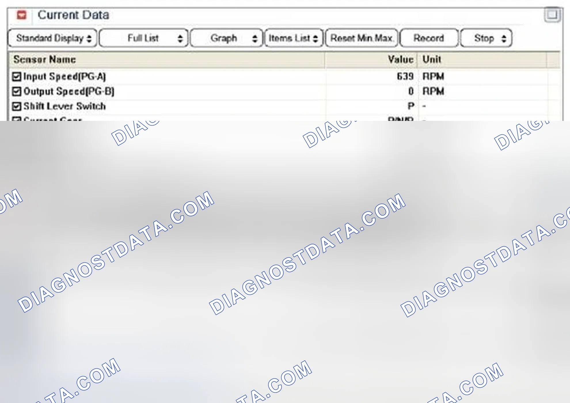 Scheme 800: Monitor Scantool Data