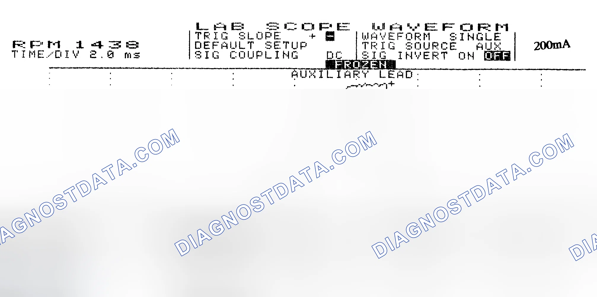 Scheme 15: Single Injector w/Normal Current Flow - Current Pattern