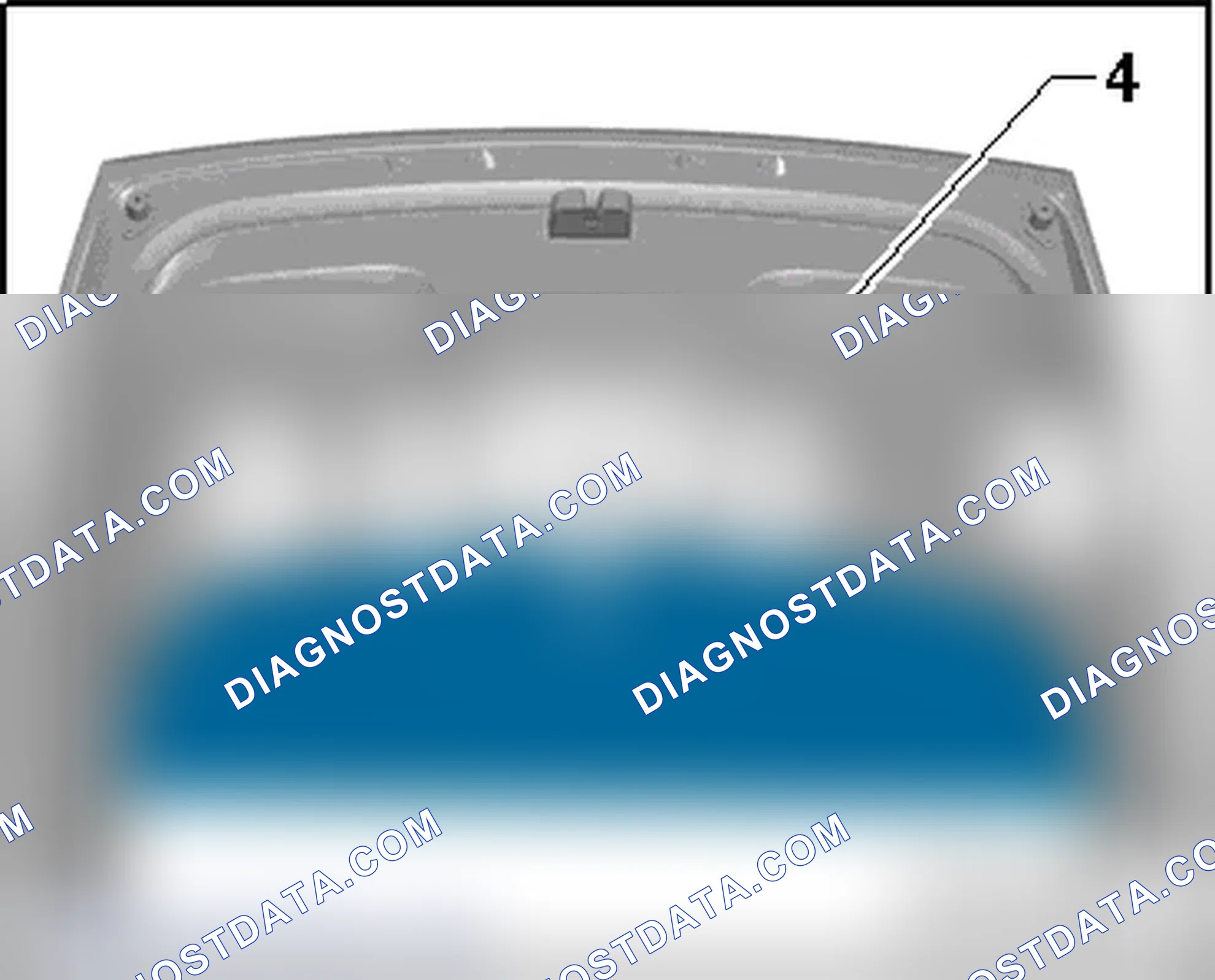 Scheme 119: REAR SHELF REAR SECTION