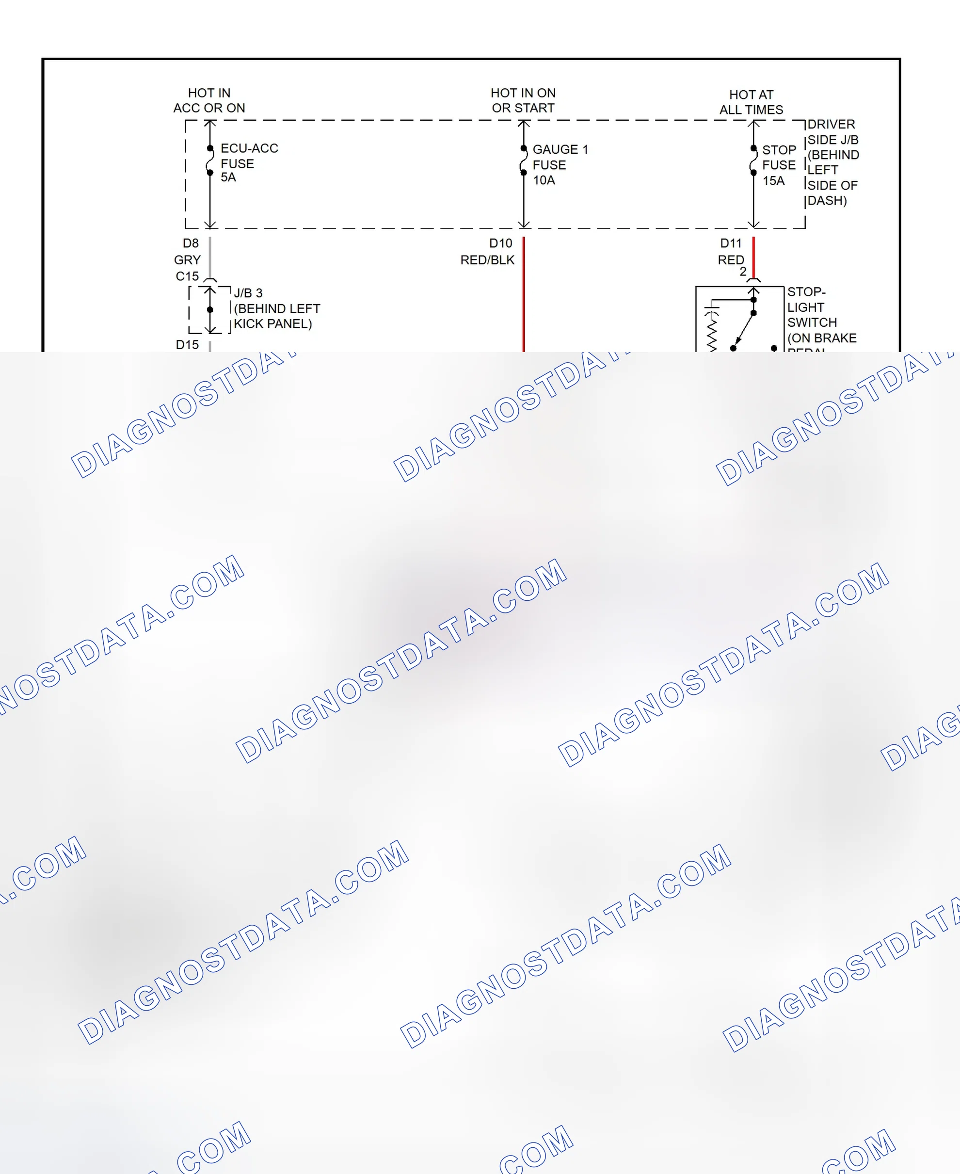 Scheme 296: Shift Interlock System Wiring Diagram (2001 - Toyota Avalon)