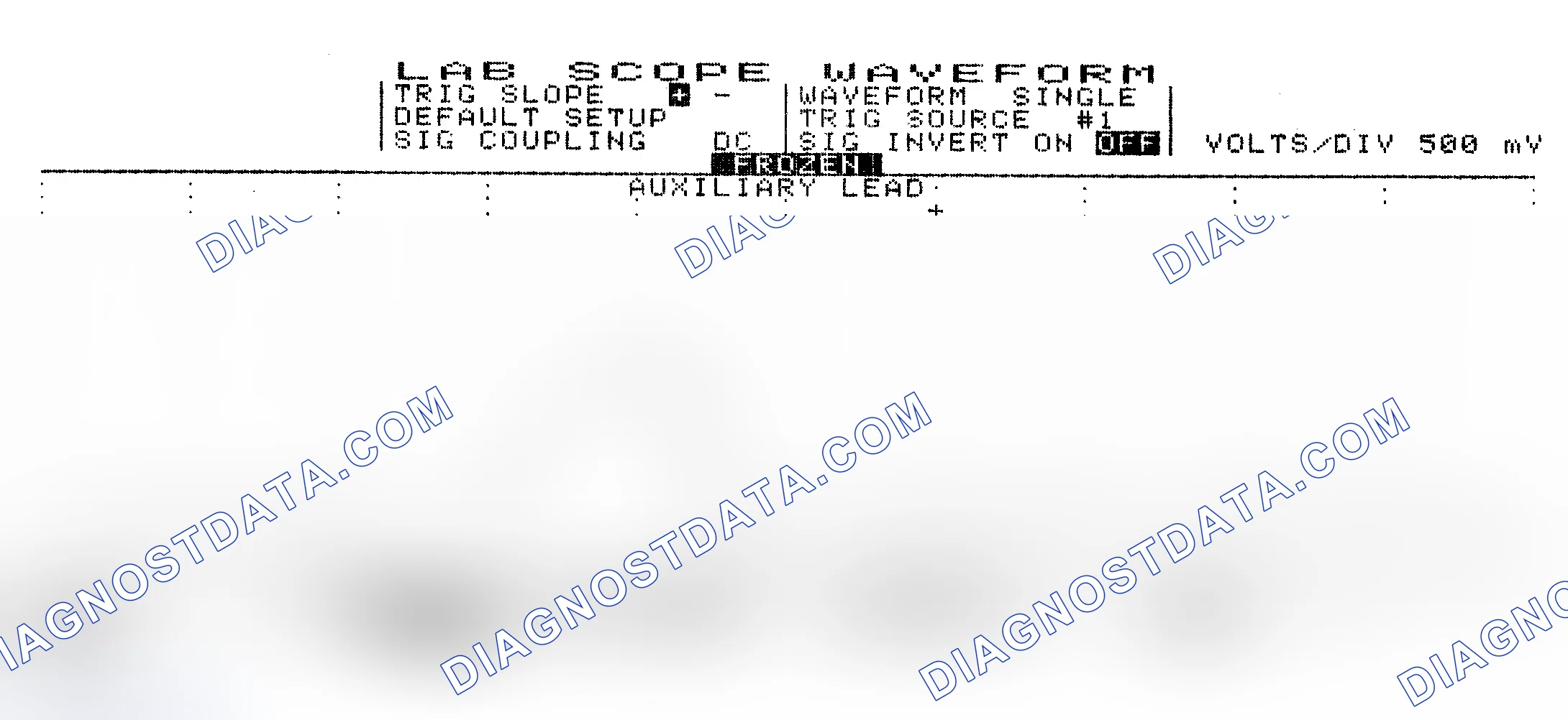 Scheme 10: Single Injector w/Excessive Current Flow - Current Pattern
