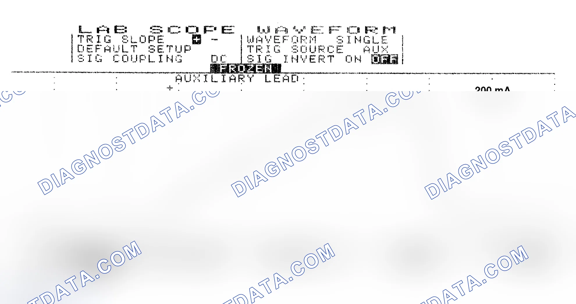 Scheme 13: Single Injector w/Normal Current Flow - Current Pattern