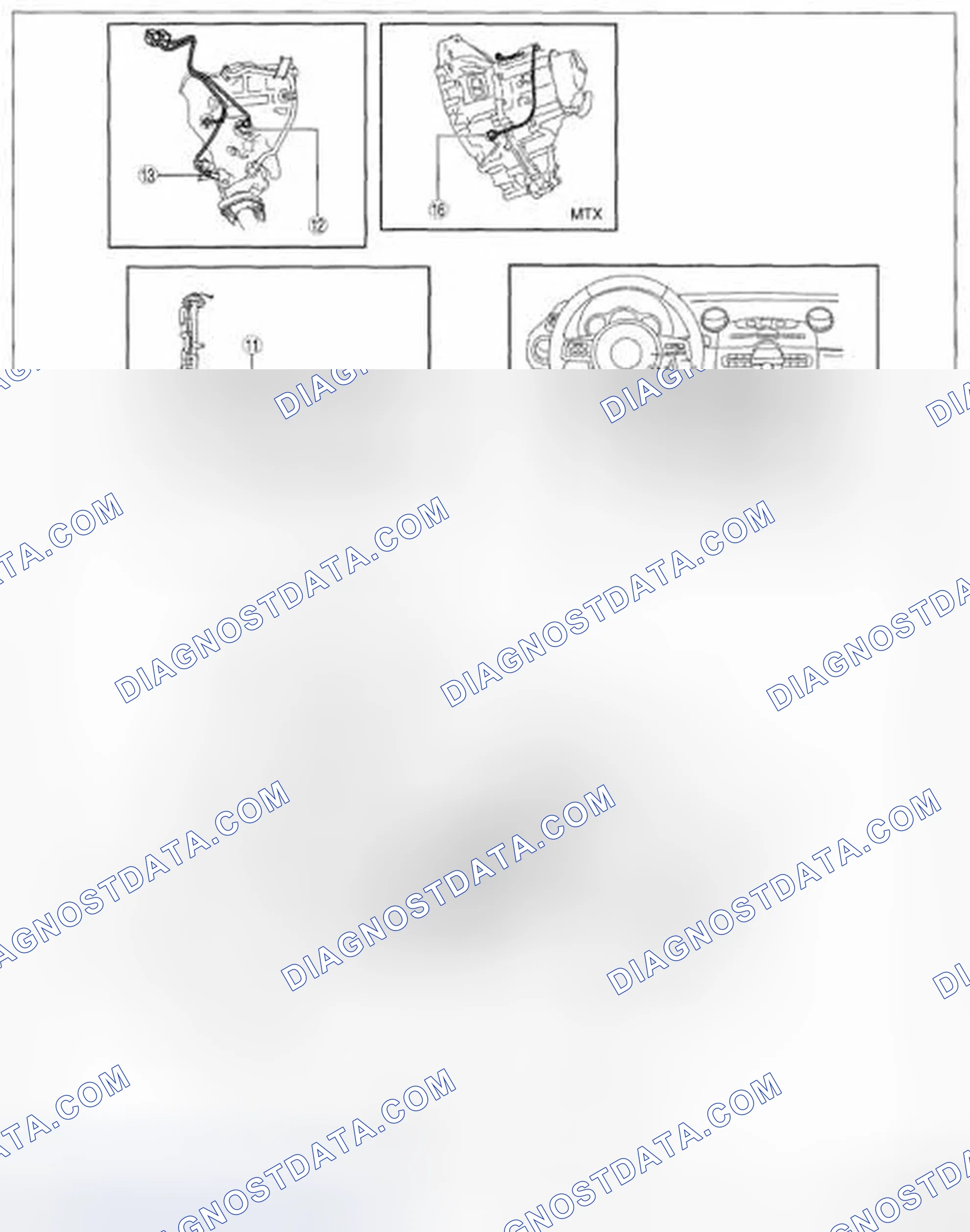 Scheme 18: Engine Control System Components Location (1 Of 2)