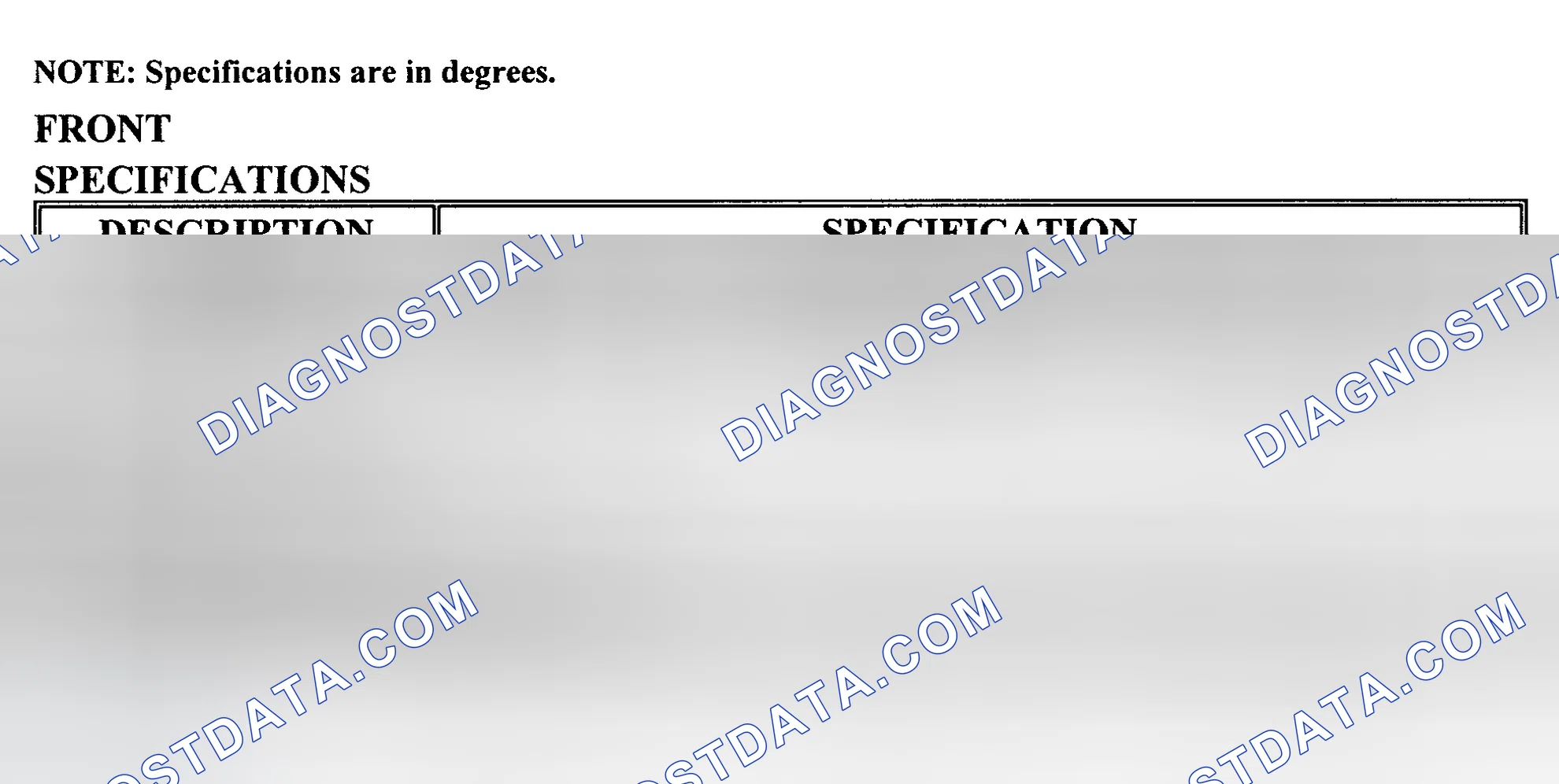 Scheme 1: ALIGNMENT SPECIFICATIONS