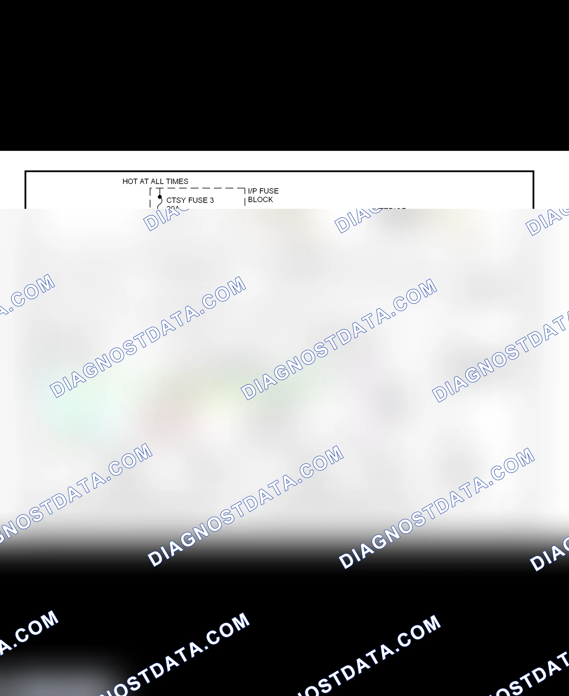 Fig. 9: Power Mirror System Wiring Diagram ("C" & "K" Series Pickup), Escalade, Suburban, Tahoe &, Yukon