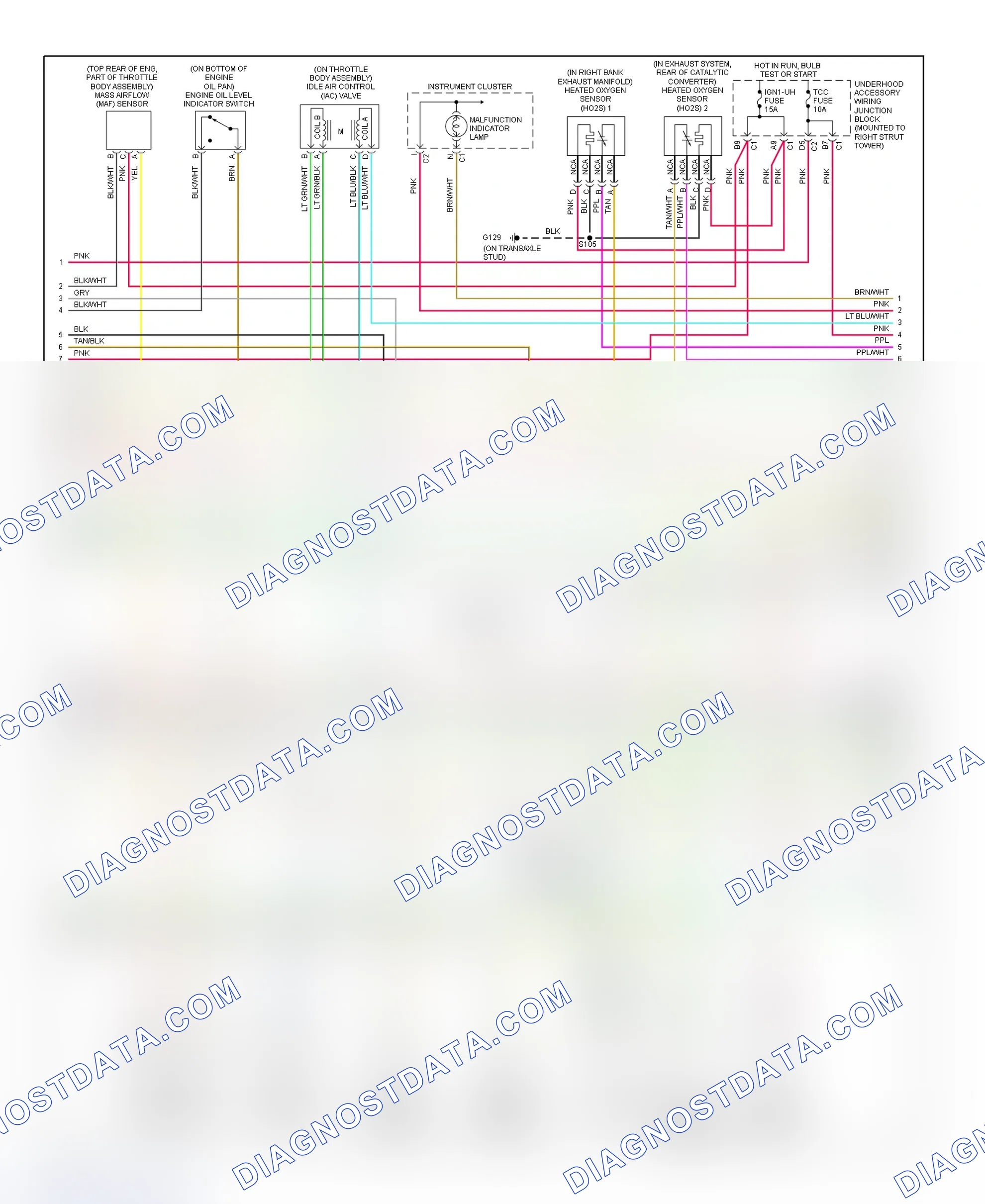 Scheme 111: PCM Wiring Diagram (Grand Prix - 3.8L VIN 1 - 3 Of 4)