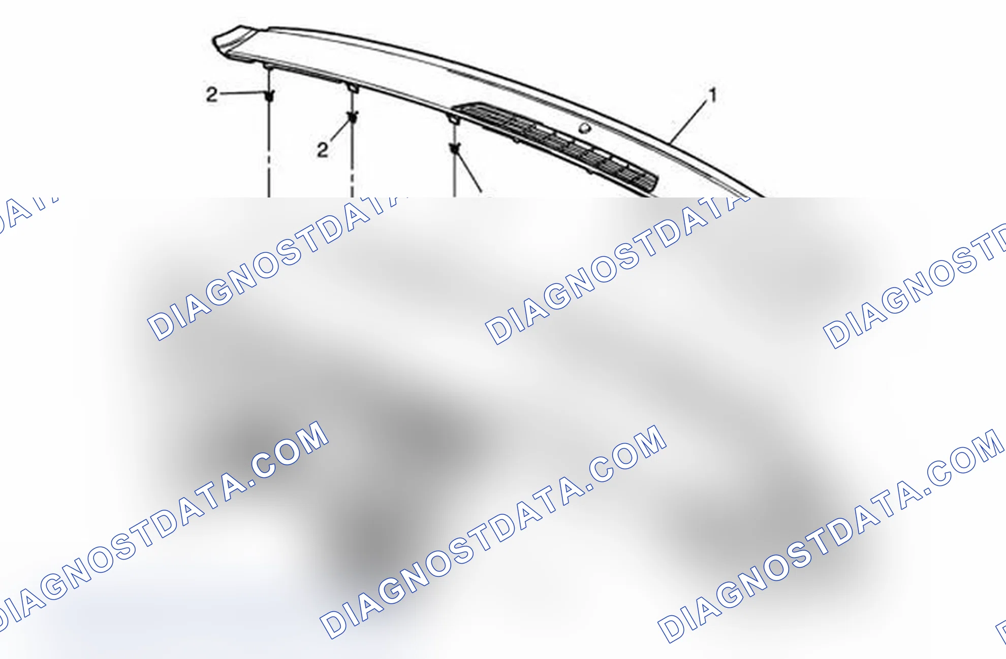 Scheme 36: Instrument Panel Upper Trim Panel Replacement