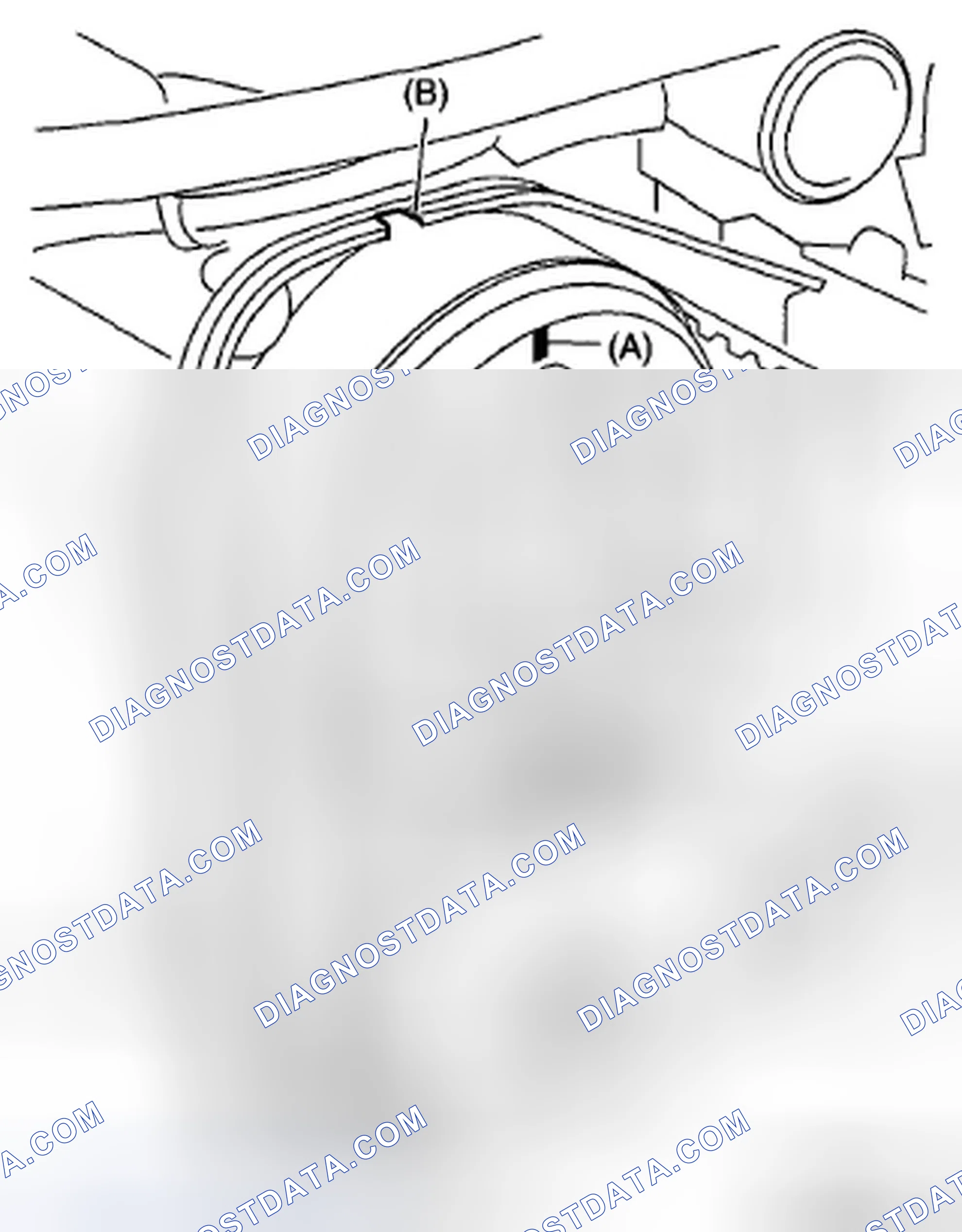 Scheme 18: DOHC MODEL (INSPECTION OF TIMING BELT POSITION)