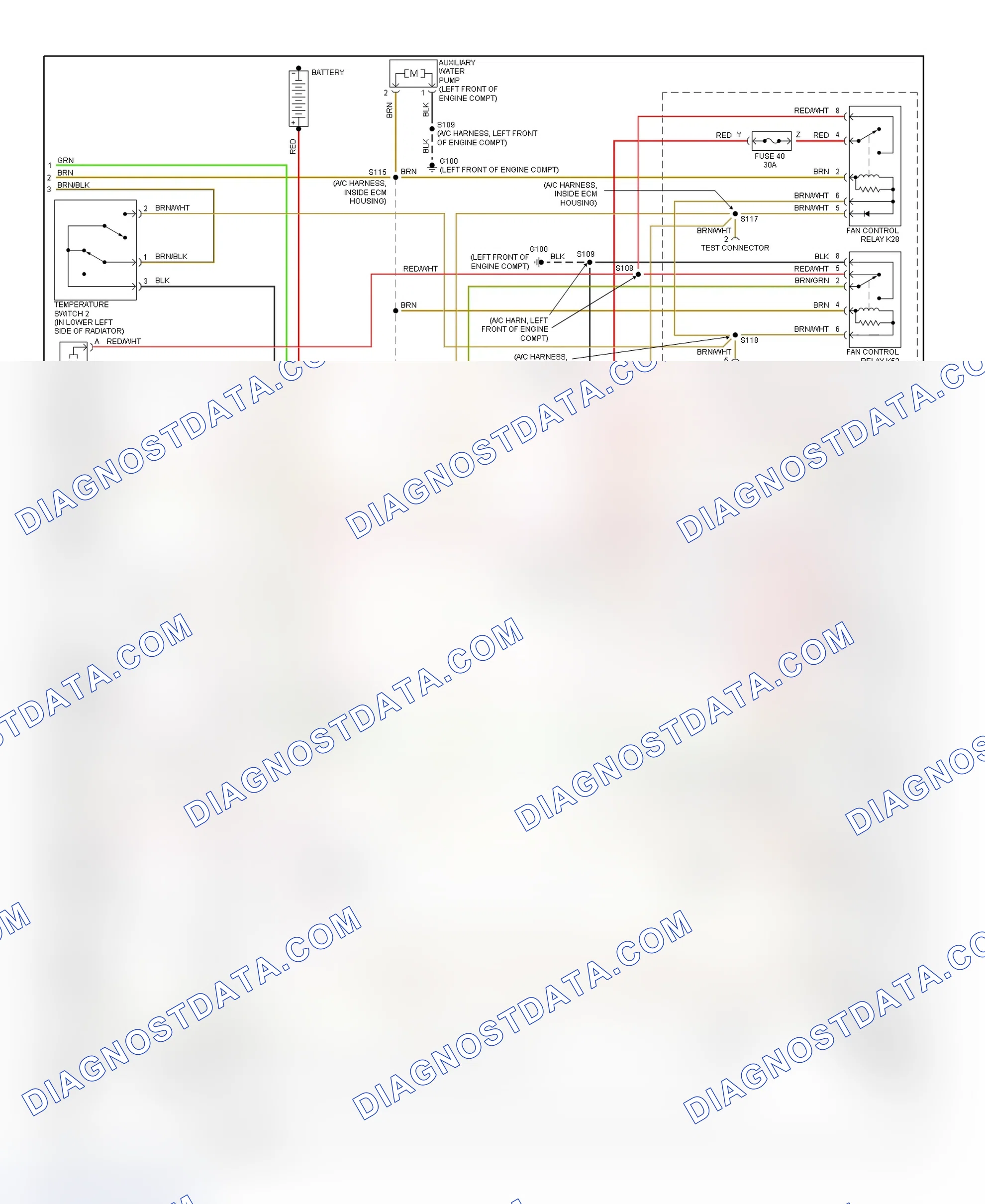 Scheme 9: Automatic A/C-Heater System Wiring Diagram (2 Of 2)