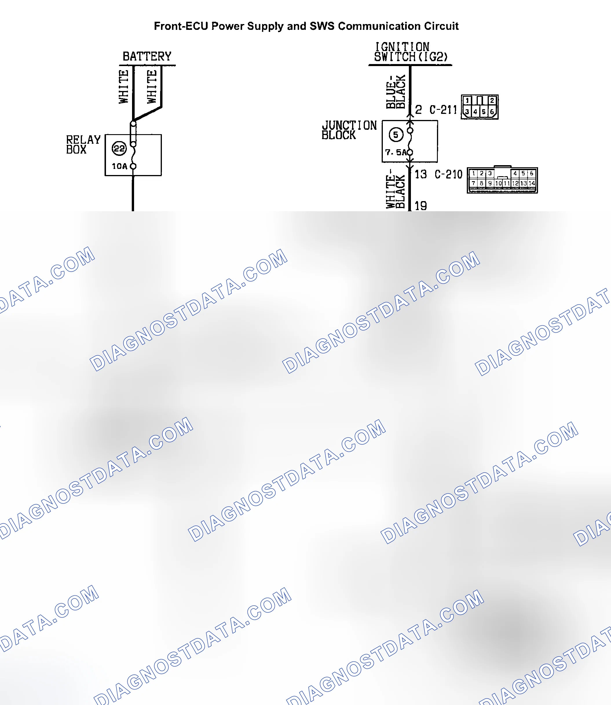 Scheme 43: Circuit Diagram & Connector Identification