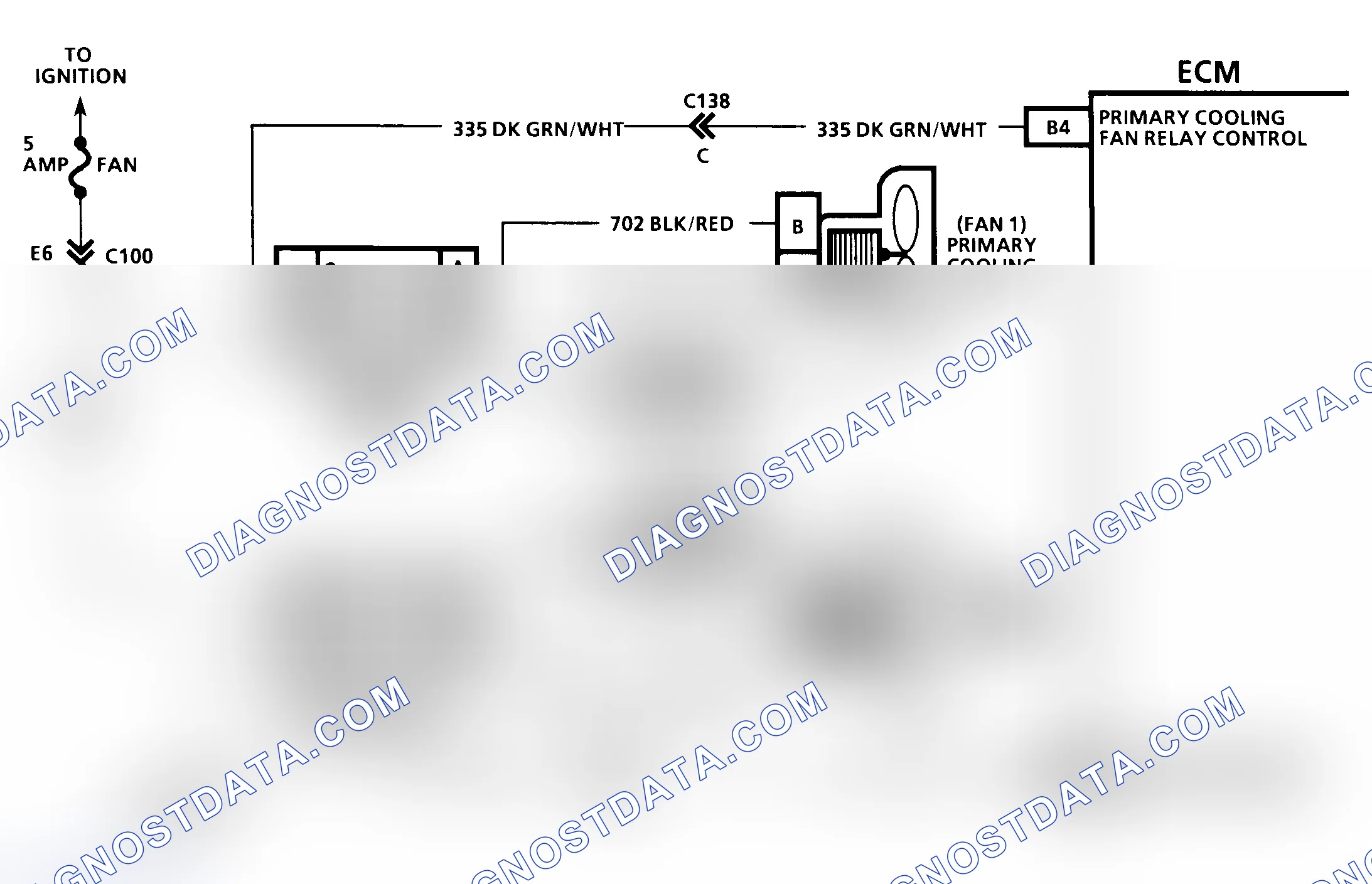 Scheme 177: Chart C-12 Schematic (5.7L VIN P - "Y" Body) Cooling Fan Circuit Diagnosis