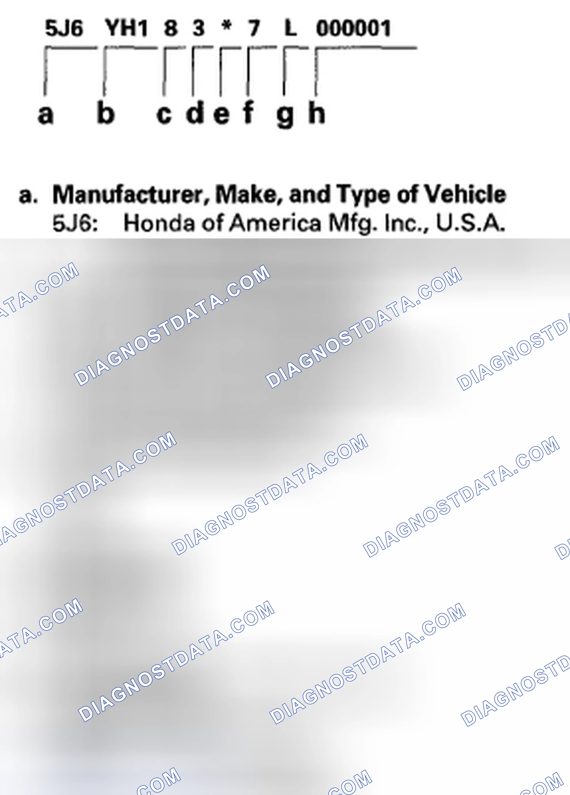 Scheme 1: Vehicle Identification Number