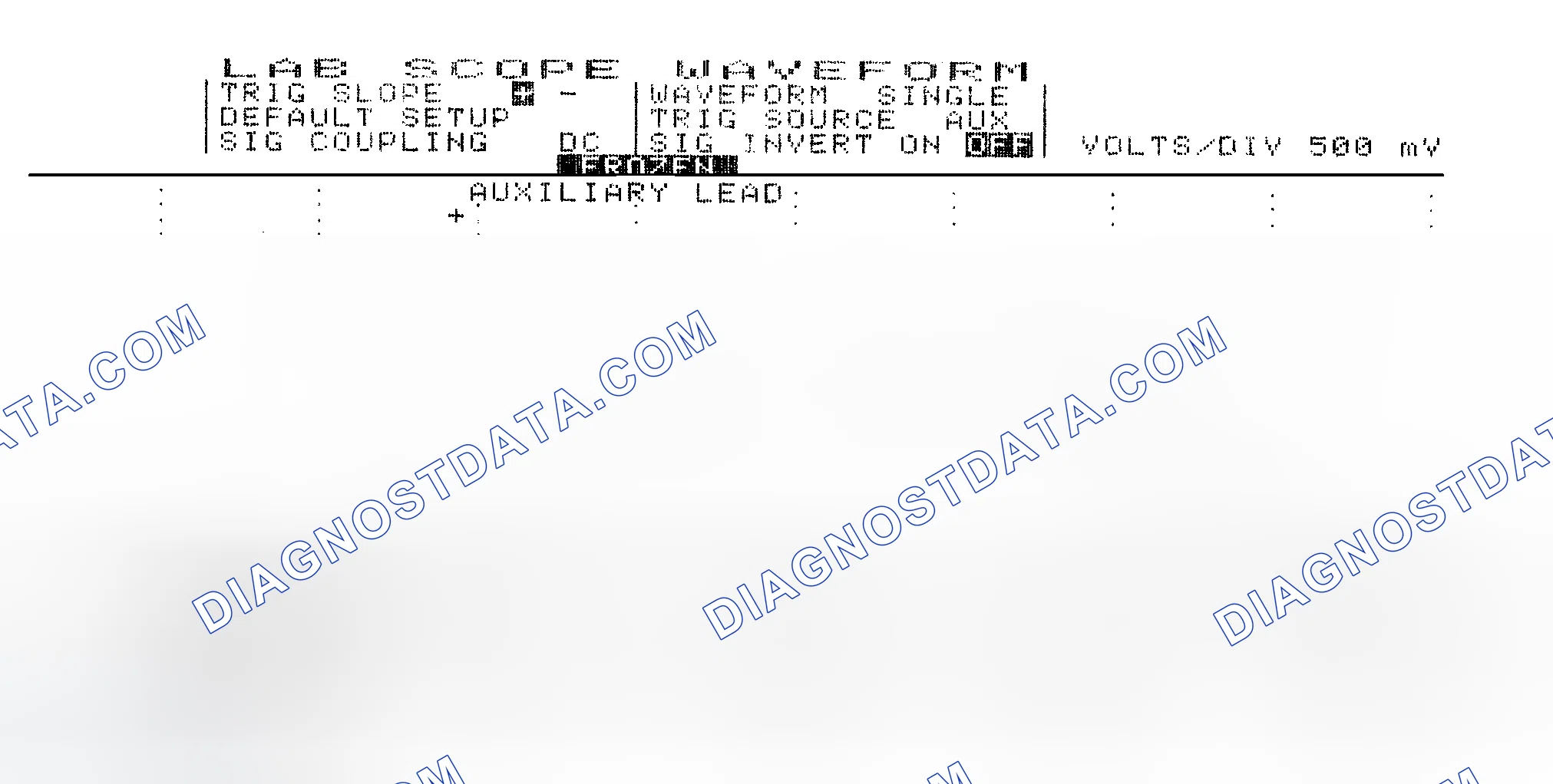 Scheme 14: Single Injector w/Excessive Current Flow - Current Pattern