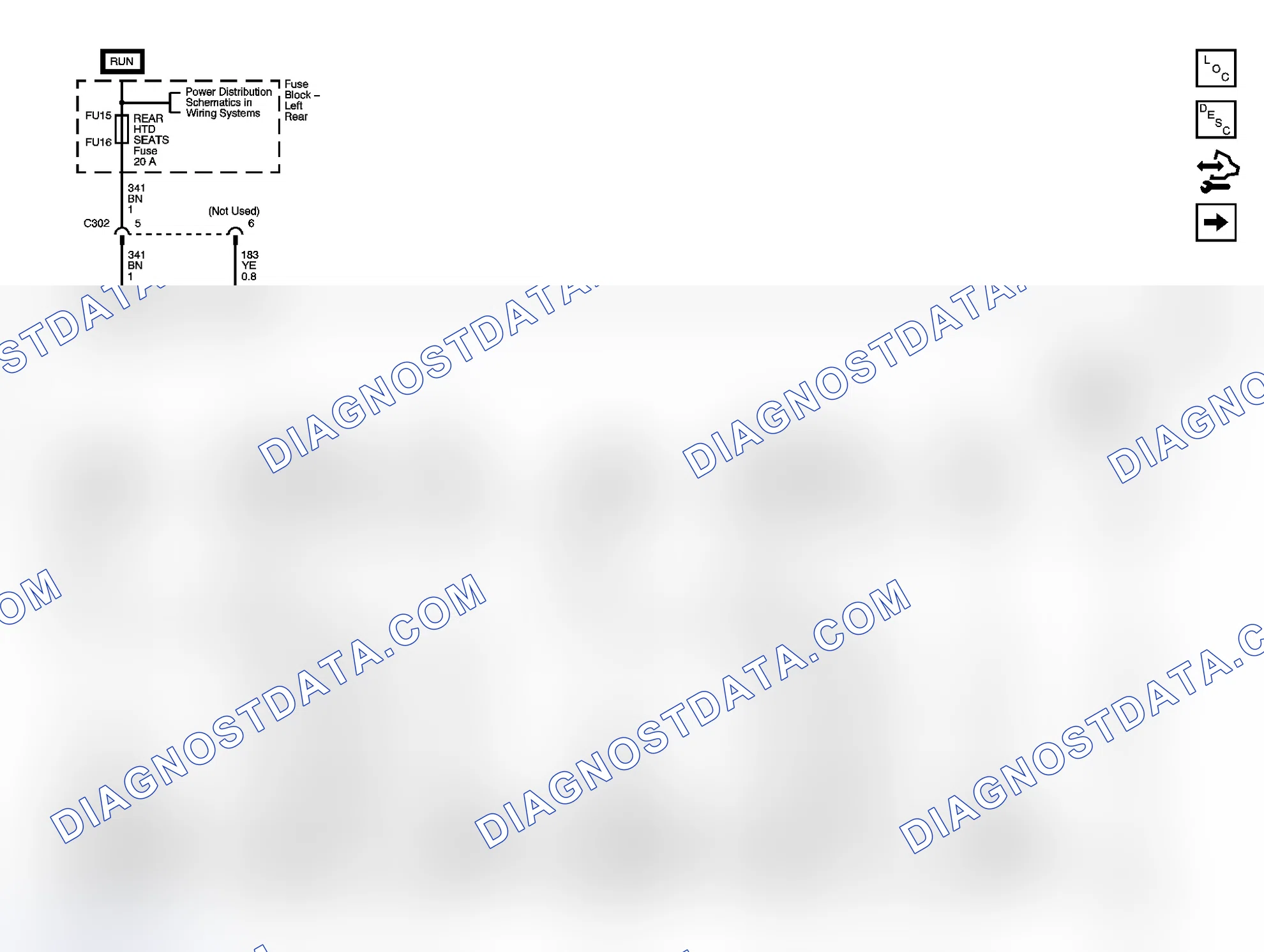 Scheme 10: Rear Seat Schematics