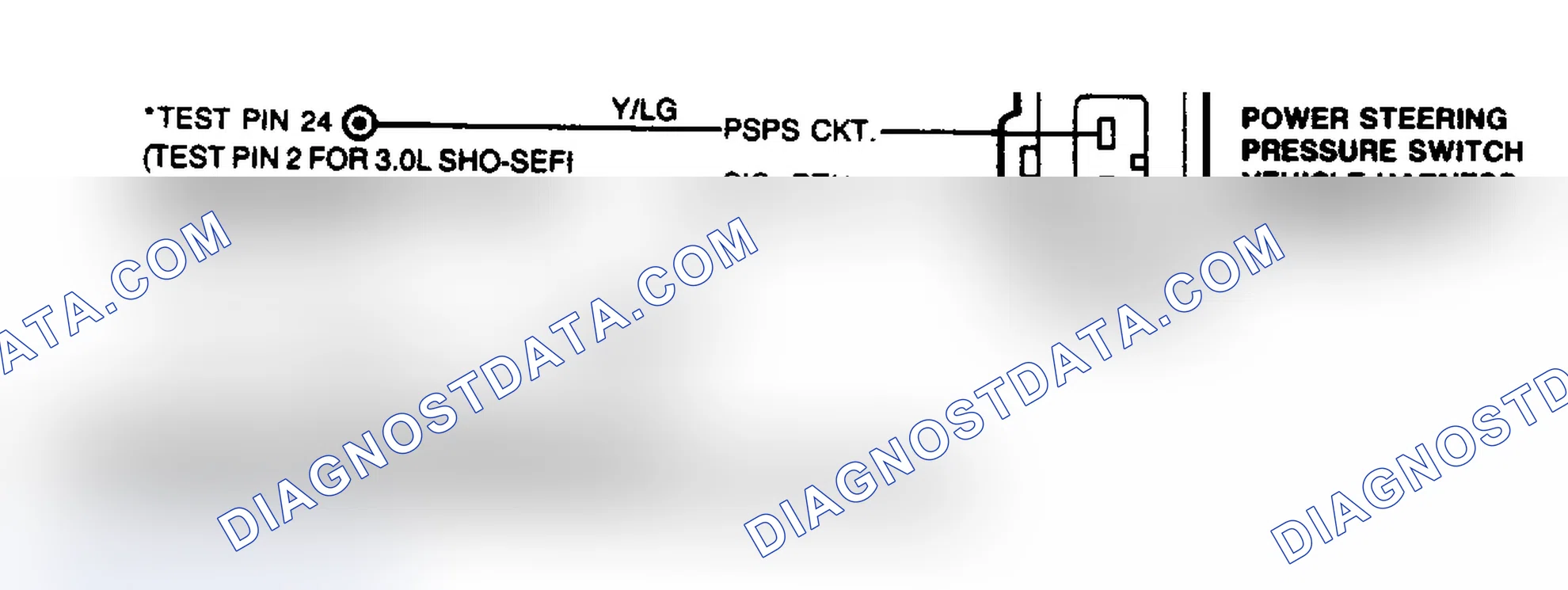 Scheme 179: Power Steering Pressure Switch (PSPS) Circuit