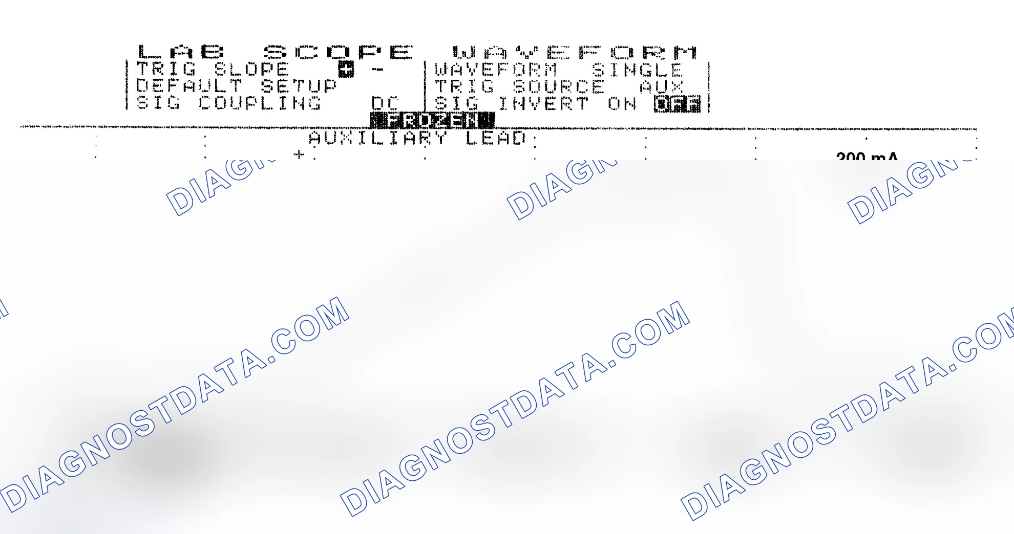Scheme 13: Single Injector w/Normal Current Flow - Current Pattern