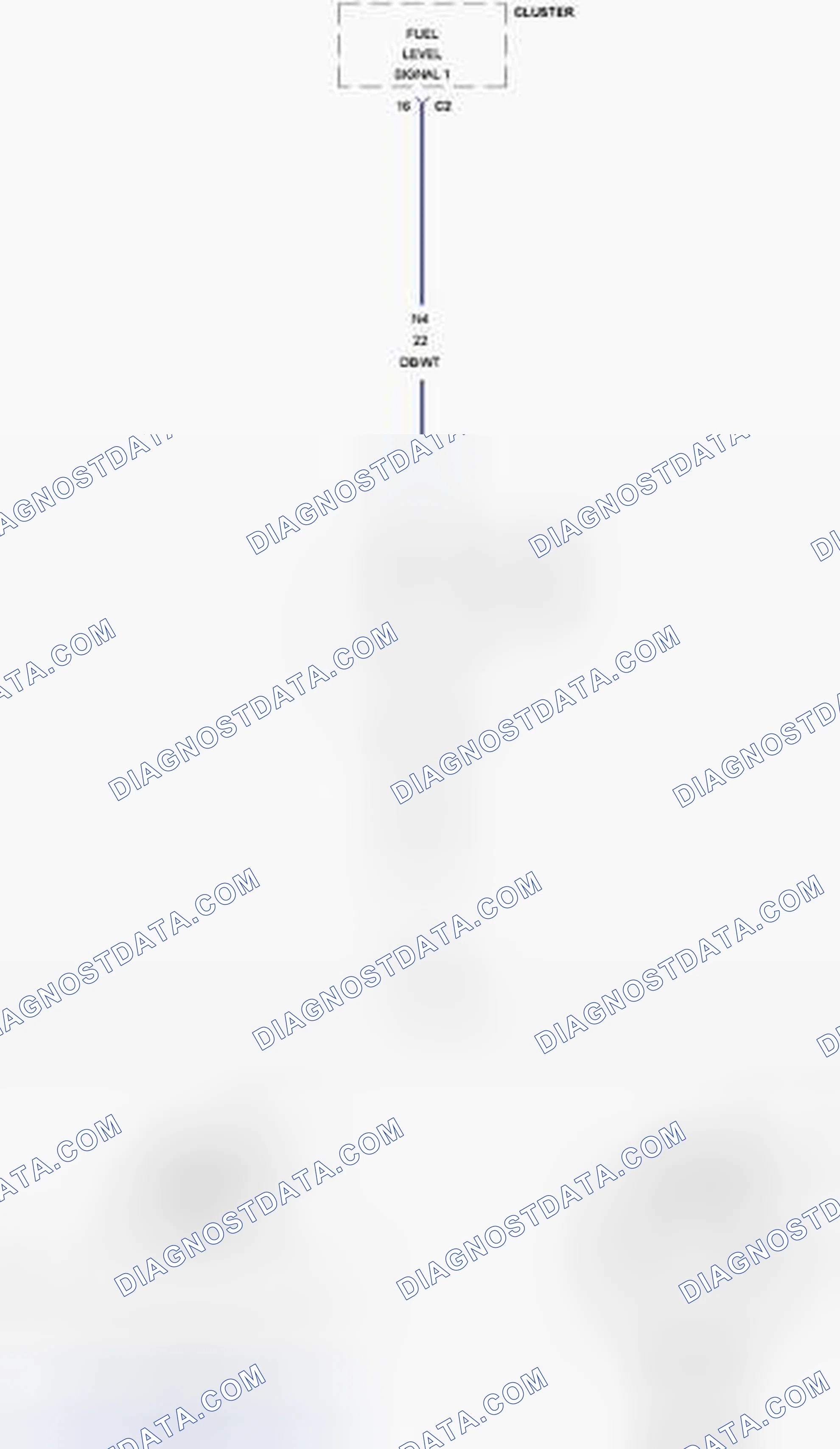 Scheme 34: P0462-FUEL LEVEL SENSOR 1 CIRCUIT LOW
