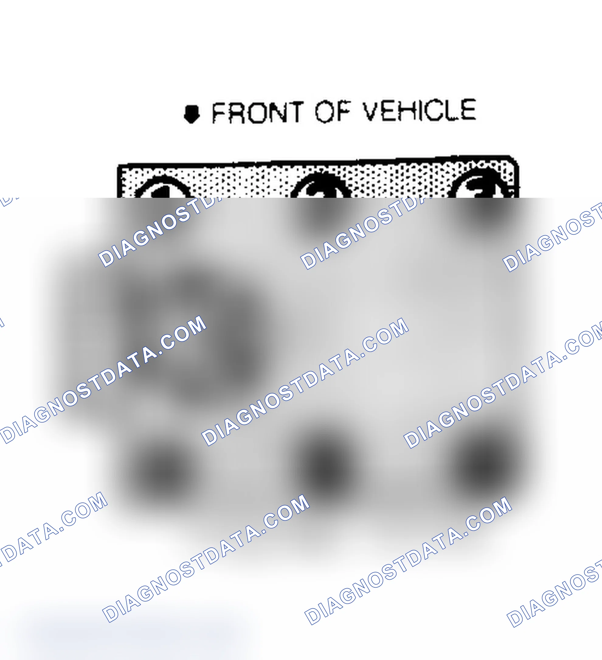 Scheme 6: 3.8L Firing Order & Timing Marks (FWD)