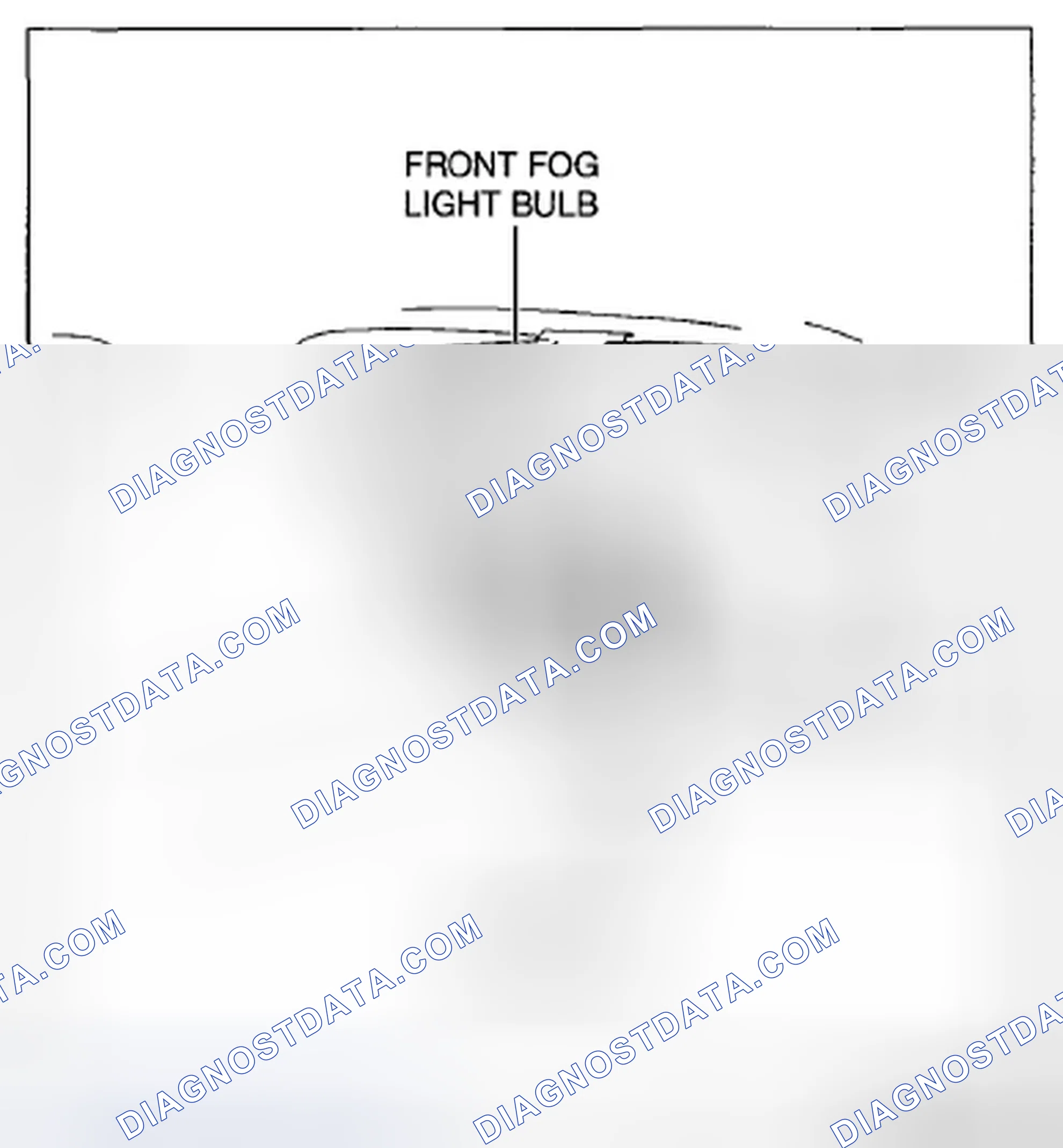 Scheme 40: FRONT FOG LIGHT BULB REMOVAL/INSTALLATION