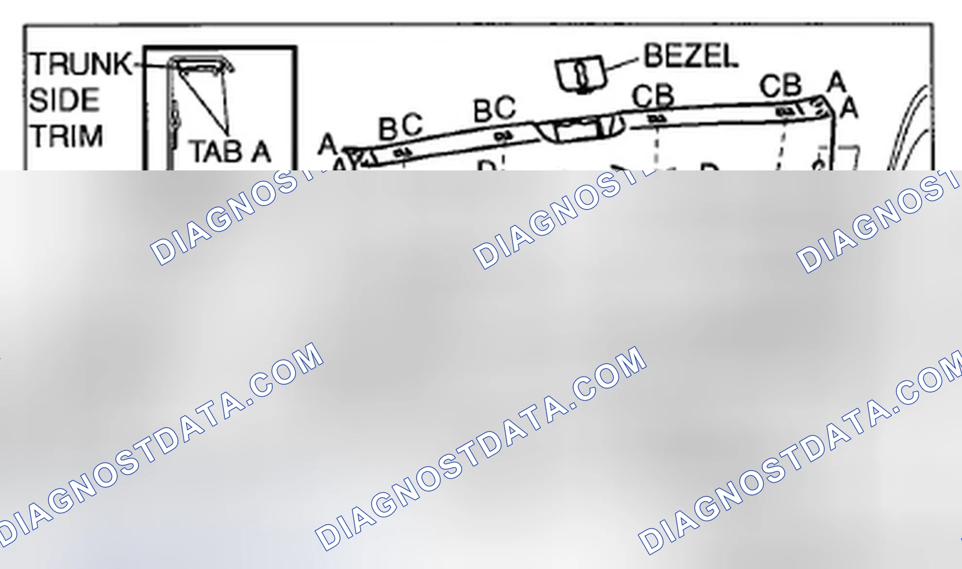 Scheme 78: TRUNK END TRIM REMOVAL/INSTALLATION