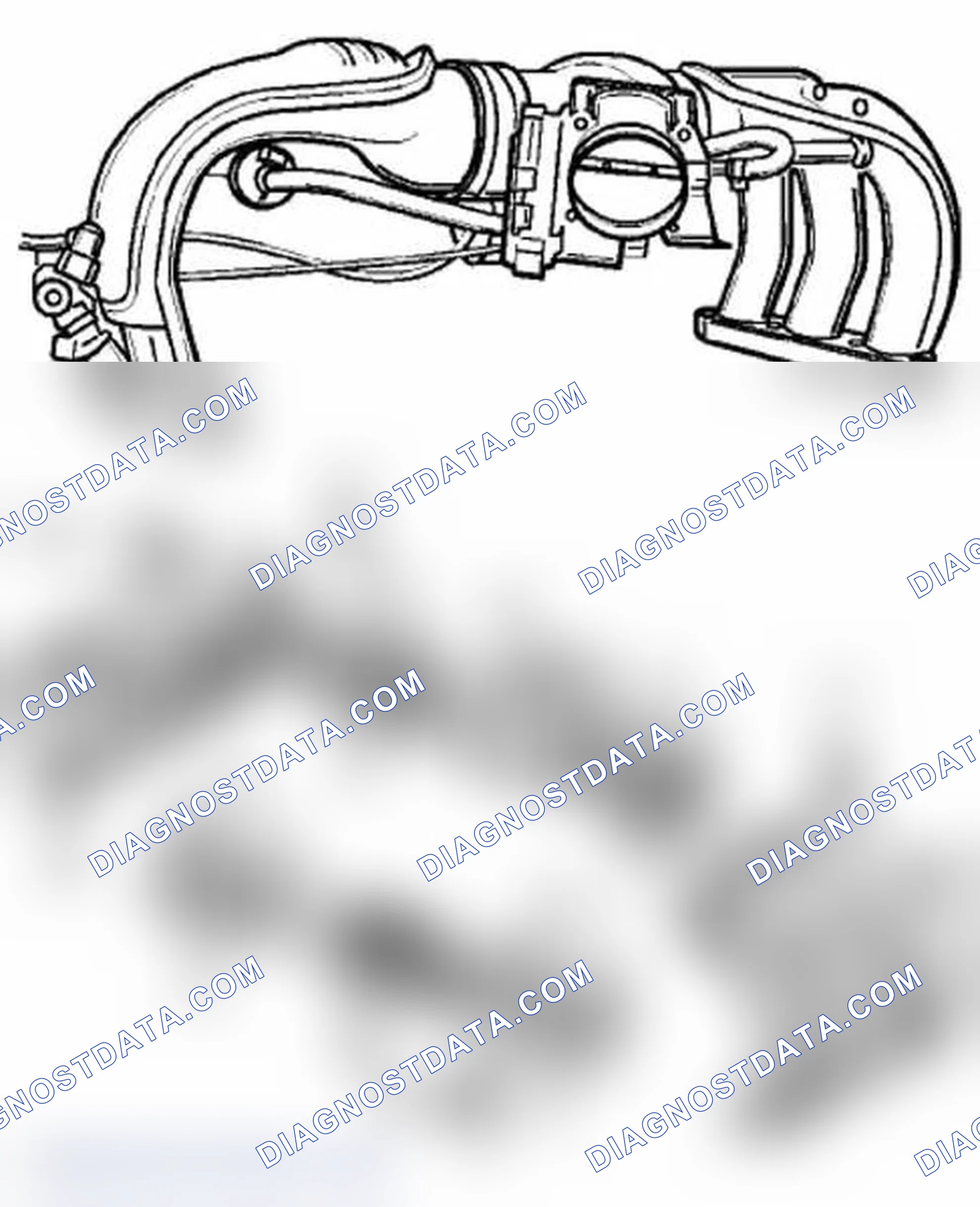 Scheme 94: Removing intake distributor - Boxster S