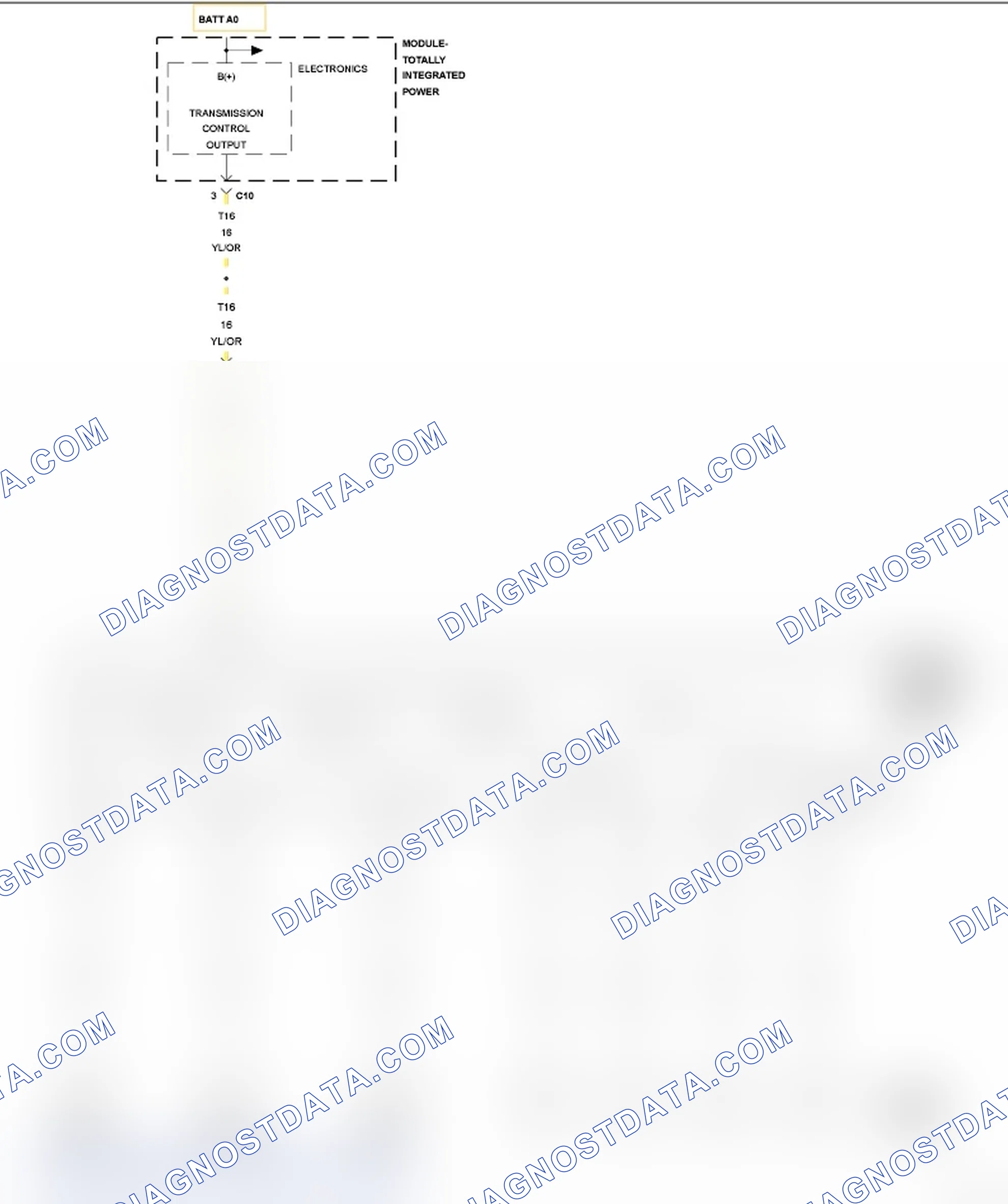 Scheme 740: P0750-LR SOLENOID CIRCUIT