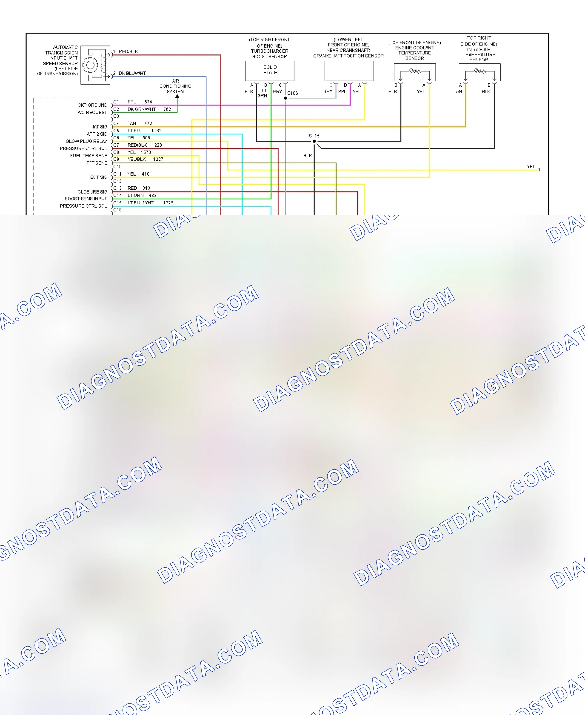 Scheme 137: PCM Wiring Diagram (Chevy Express & Savana - 6.5L - Federal - 1 Of 4)