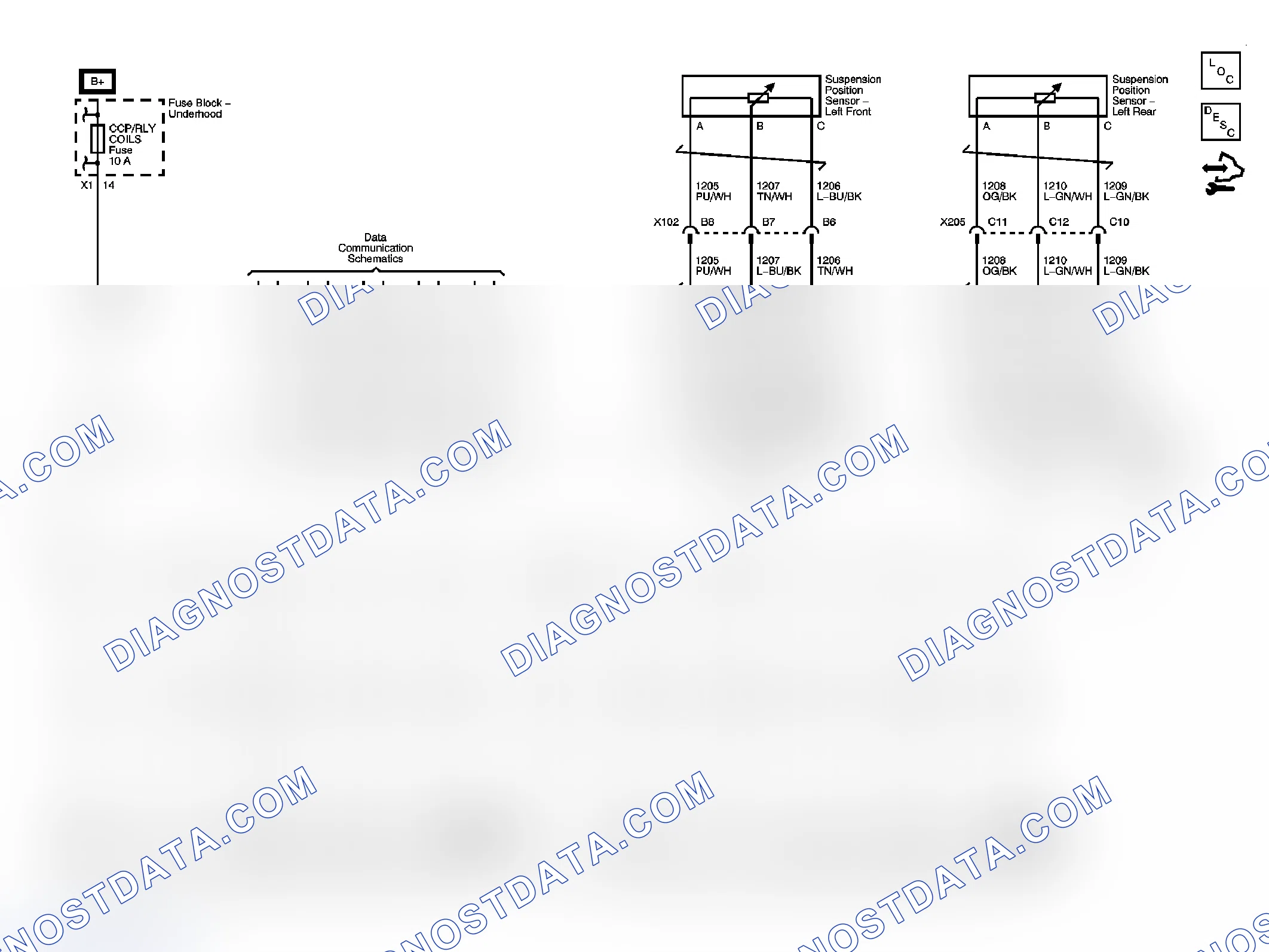 Scheme 7: Headlight Leveling Schematics