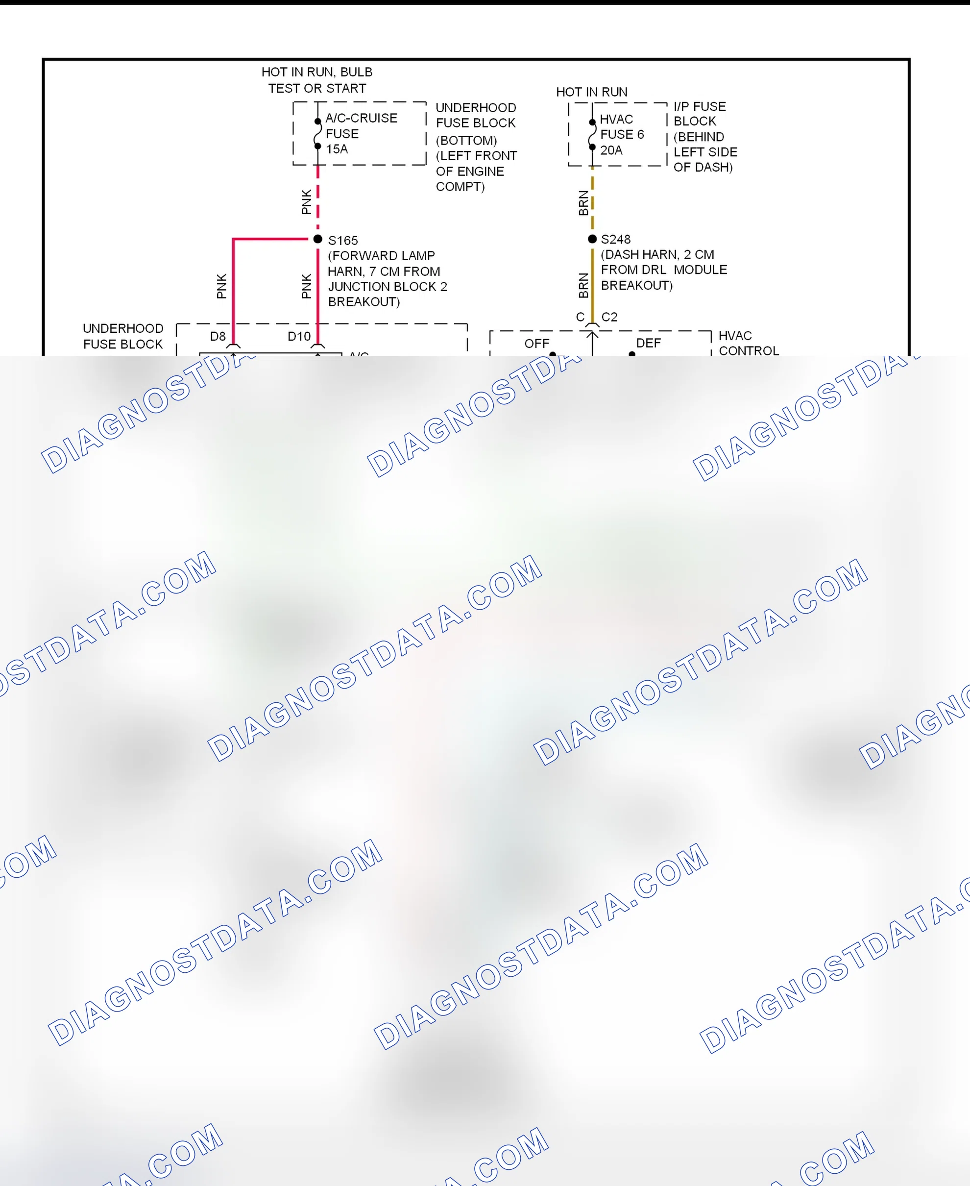 Scheme 45: A/C Compressor Clutch Control Circuit Wiring Diagram (2000-01 Camaro & Firebird - With 3.8L VIN K Engine)