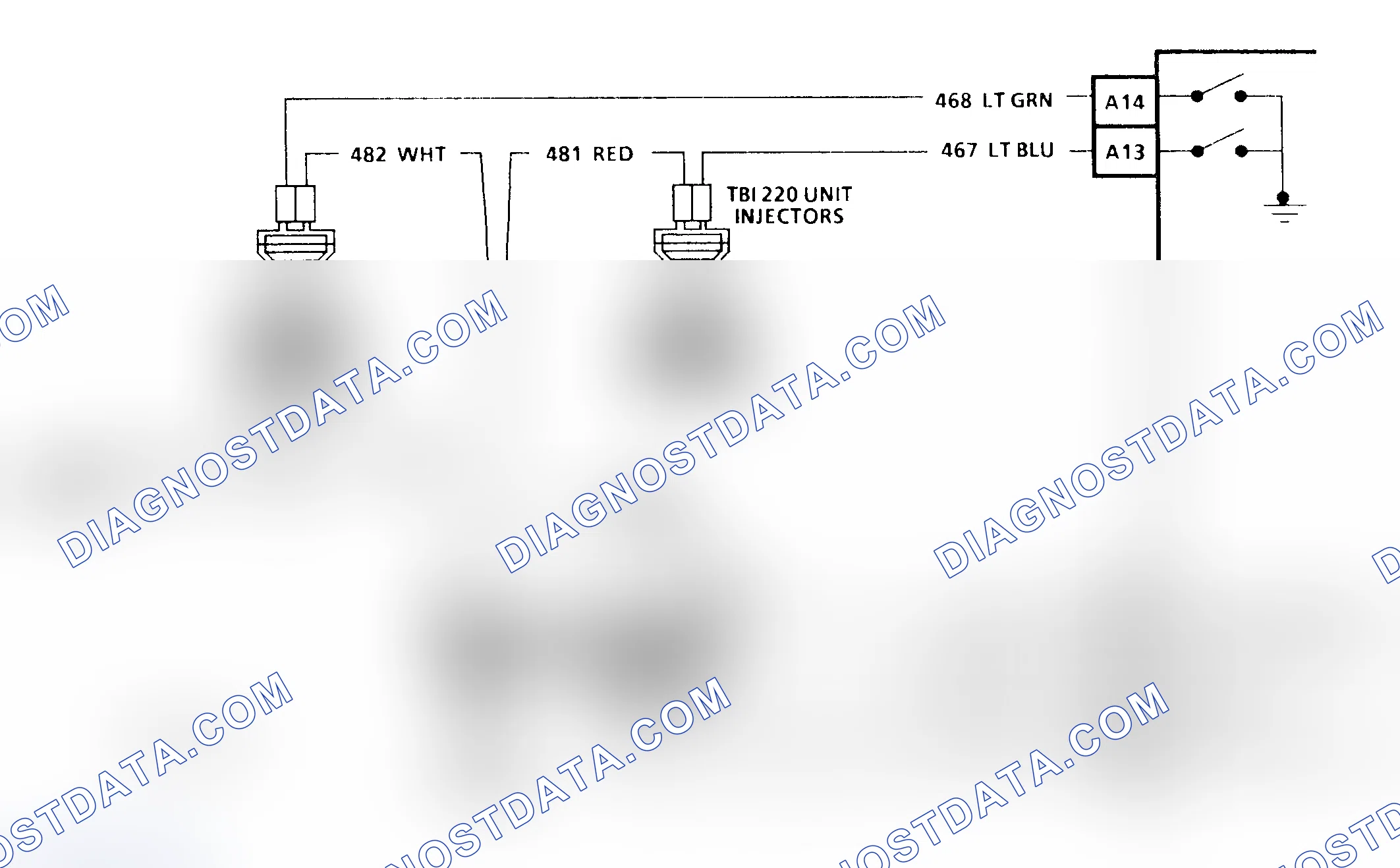Scheme 284: CODE 42, Schematic, Elec. Spark Timing (4.3L S & T Series P/U W/ M/T)