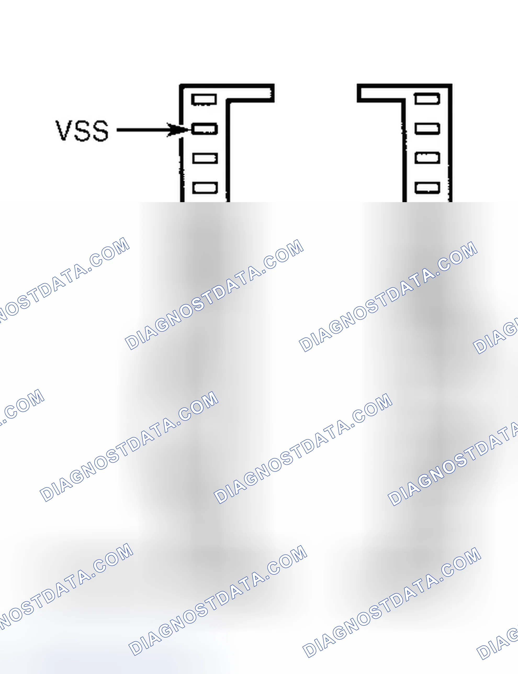 Scheme 145: Instrument Cluster Connector Terminal ID (VSS - 2.5L)