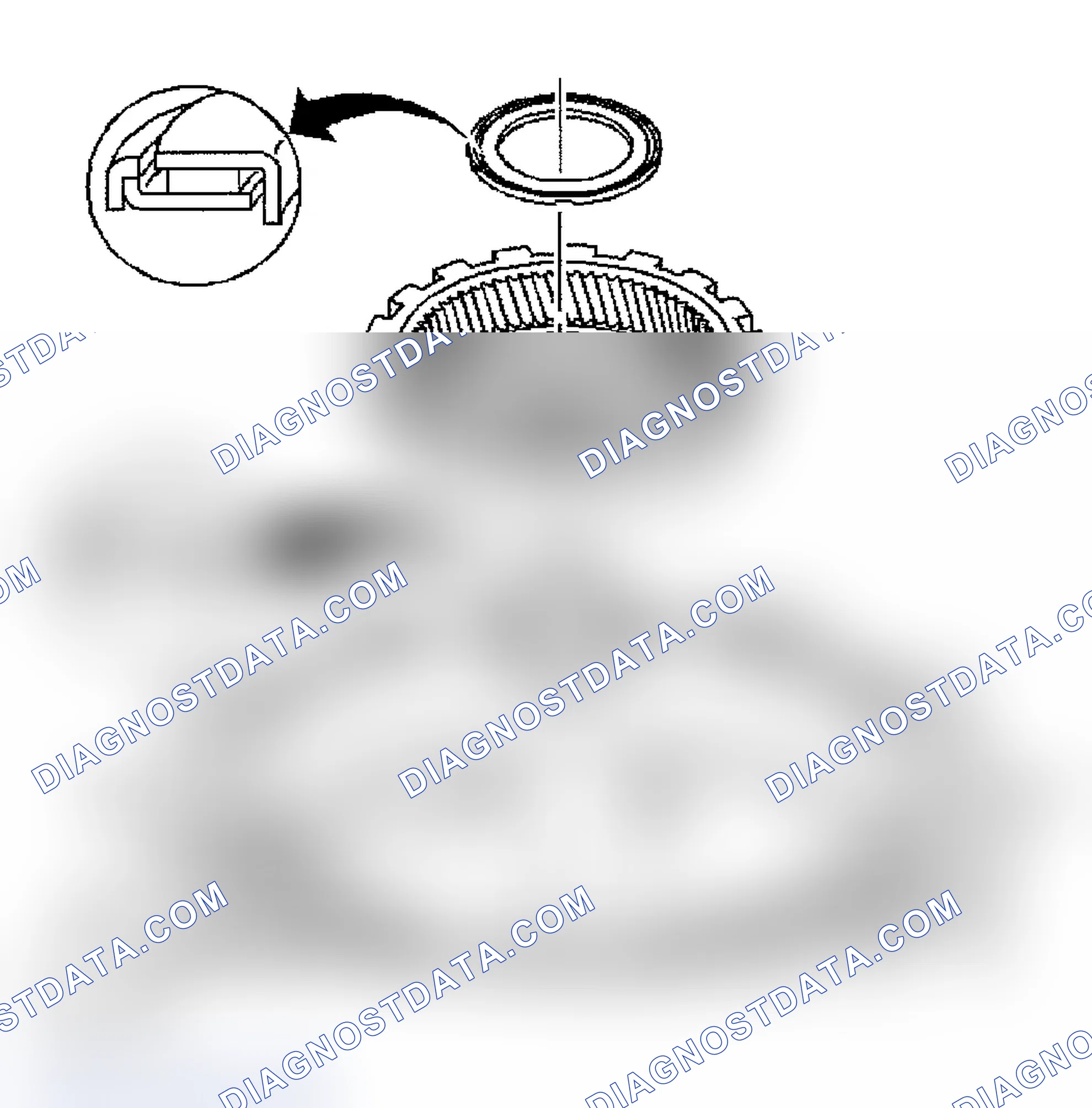 Scheme 173: Removing/Installing Internal Reaction Gear & Thrust Bearing