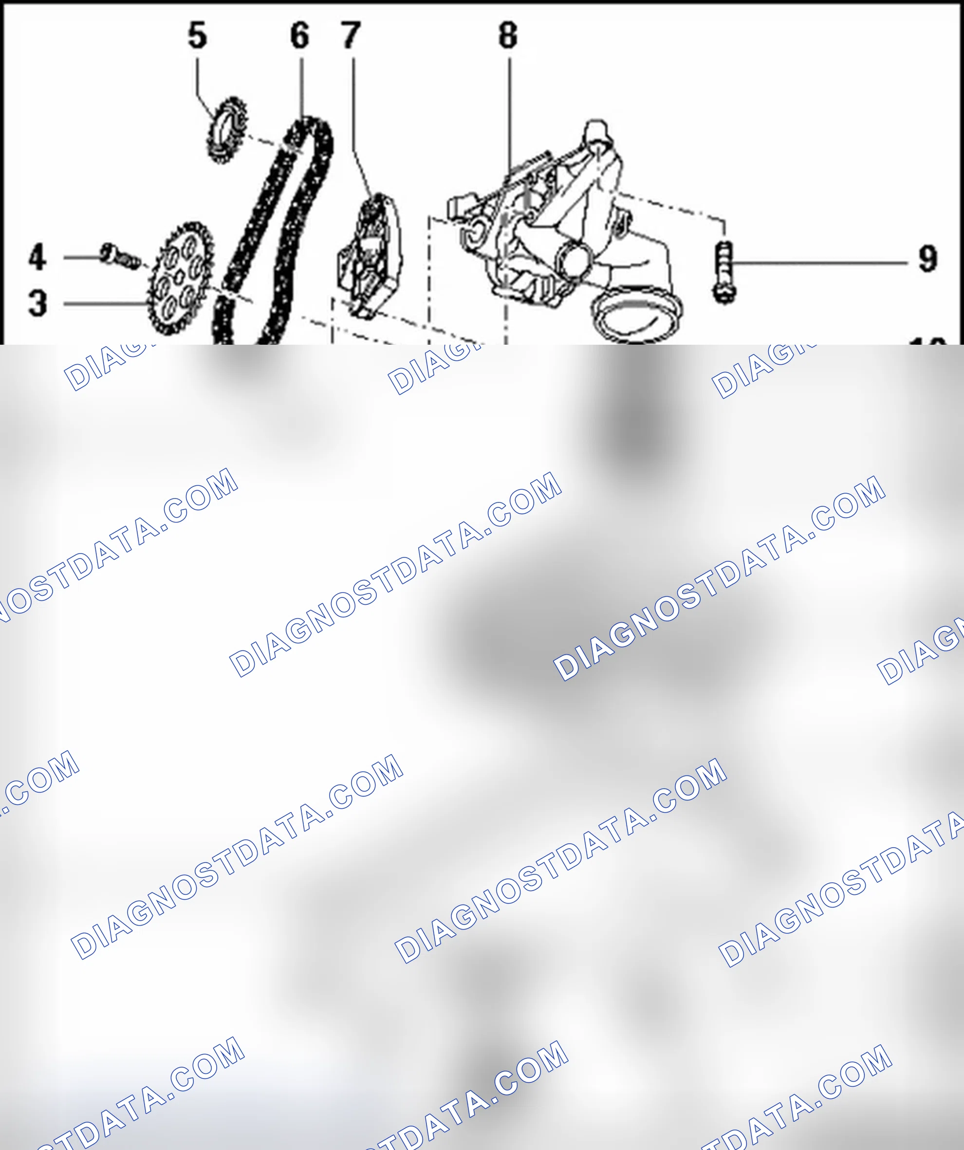 Scheme 247: Oil pump, lower section of oil pan, assembly overview