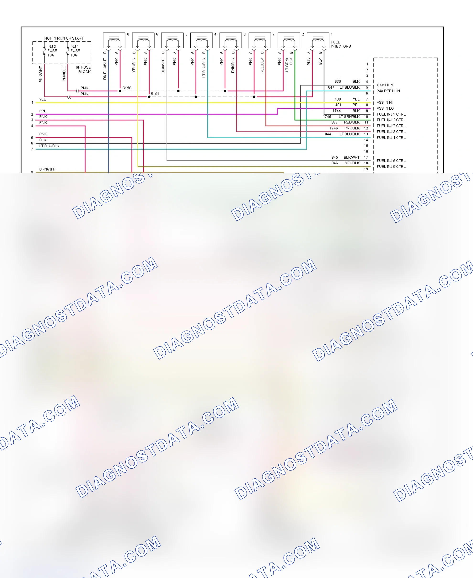 Scheme 14: PCM Wiring Diagram (Aurora - 4.0L - 4 Of 4)