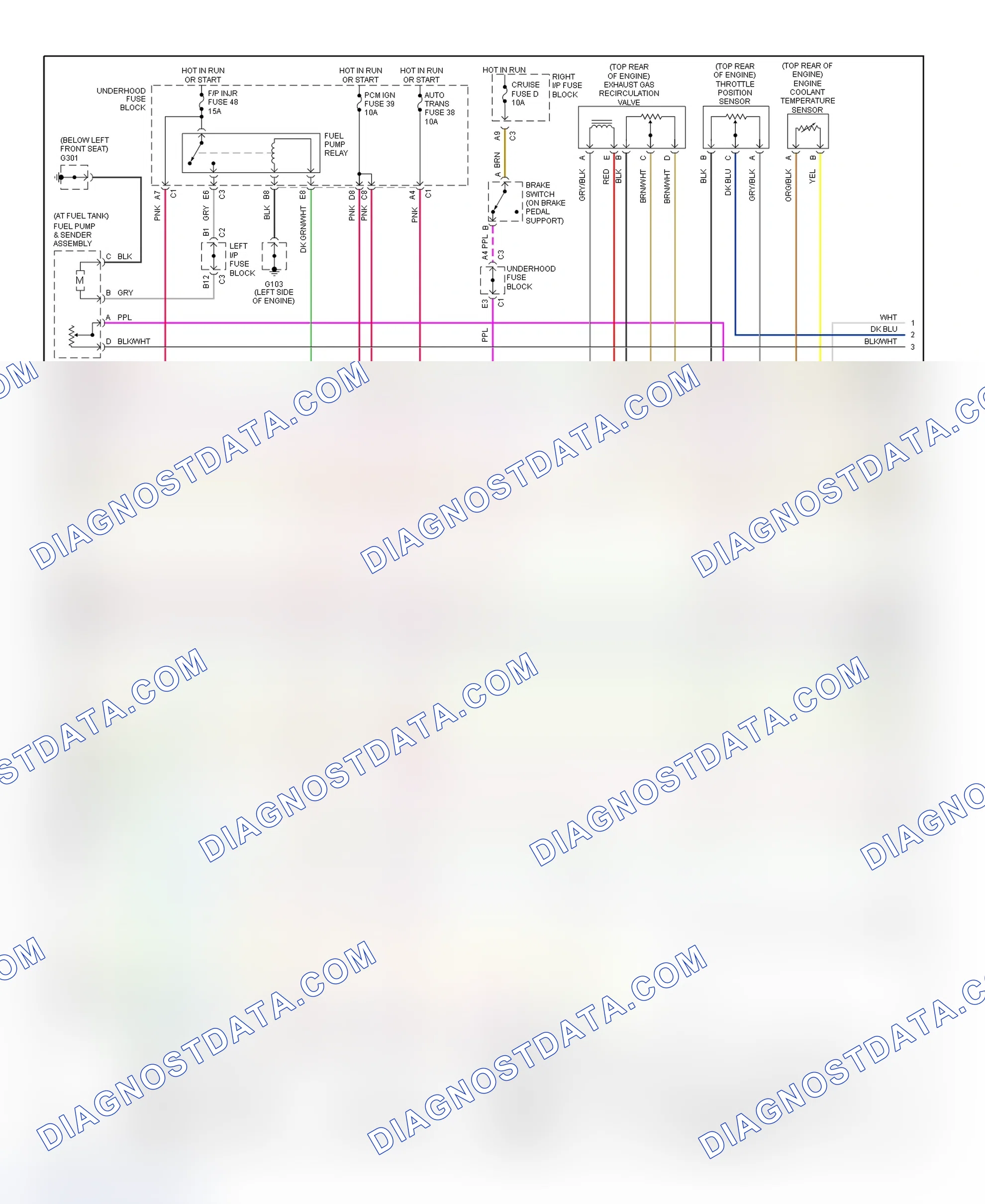 Scheme 180: PCM Wiring Diagram (Malibu - 3.1L - 2 Of 3)